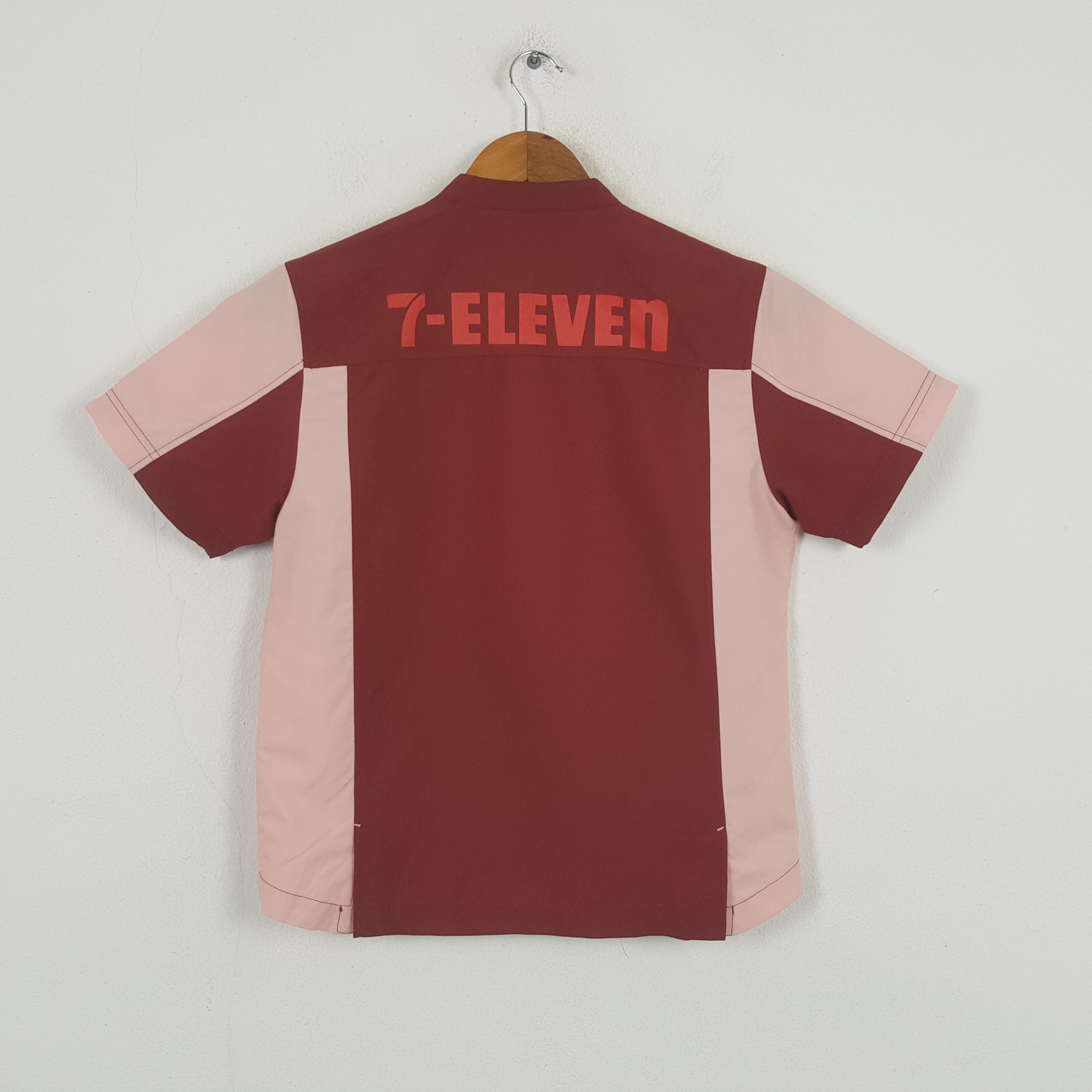 Japanese Brand × Vintage Vintage 7-ELEVEN Japan Workers Uniform Shirt Jacket C285N6 Size US S / EU 44-46 / 1 - 3 Thumbnail