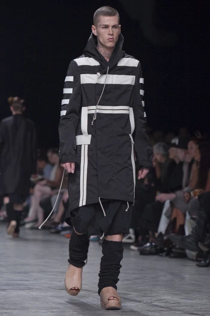 Rick Owens Rick Owens 13ss Runway Sheer Tape Fishtail Coat G-Dragon Size US M / EU 48-50 / 2 - 2 Thumbnail