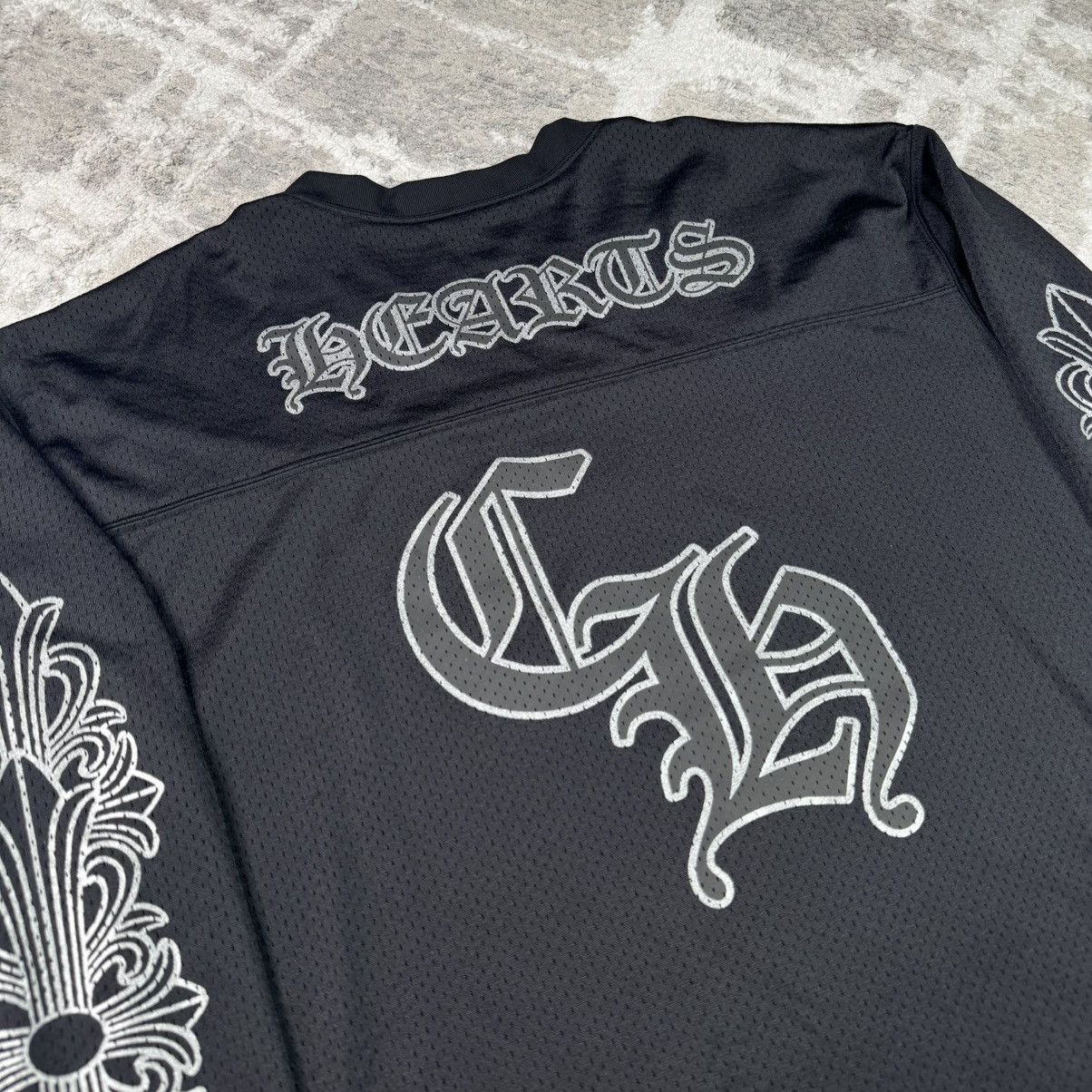 Chrome Hearts Mesh stadium floral long sleeve jersey Size US XXL / EU 58 / 5 - 6 Thumbnail