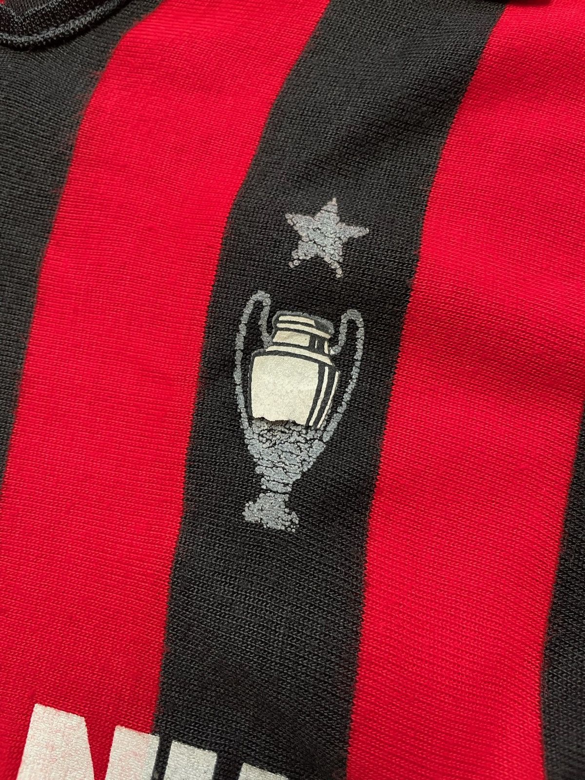 Vintage Vintage AC Milan retro jersey size Xs-S striped long sleeve Size US XS / EU 42 / 0 - 4 Thumbnail