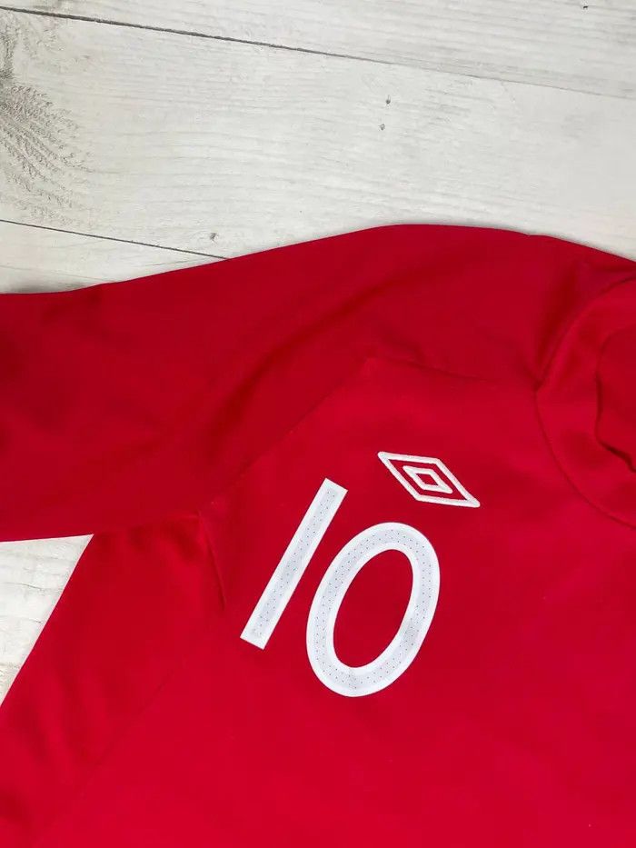 Umbro Umbro England 2010 2012 Wayne Rooney #10 Away Shirt Jersey Size US M / EU 48-50 / 2 - 10 Thumbnail