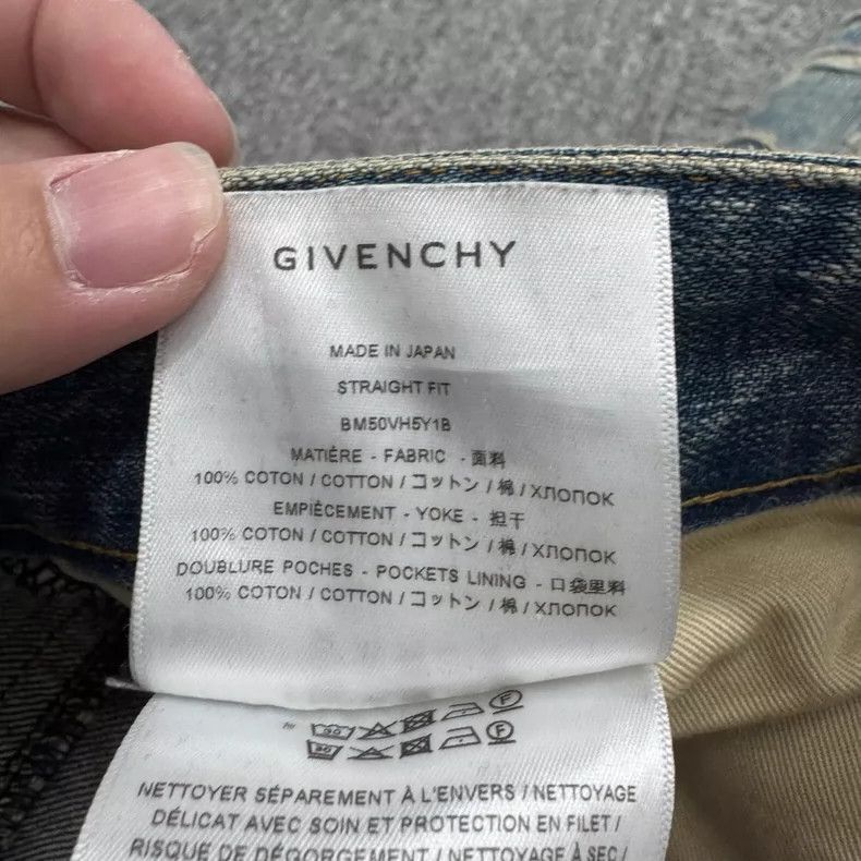 Givenchy Givenchy Ripped Destroyed Denim Jeans Size US 32 / EU 48 - 4 Thumbnail