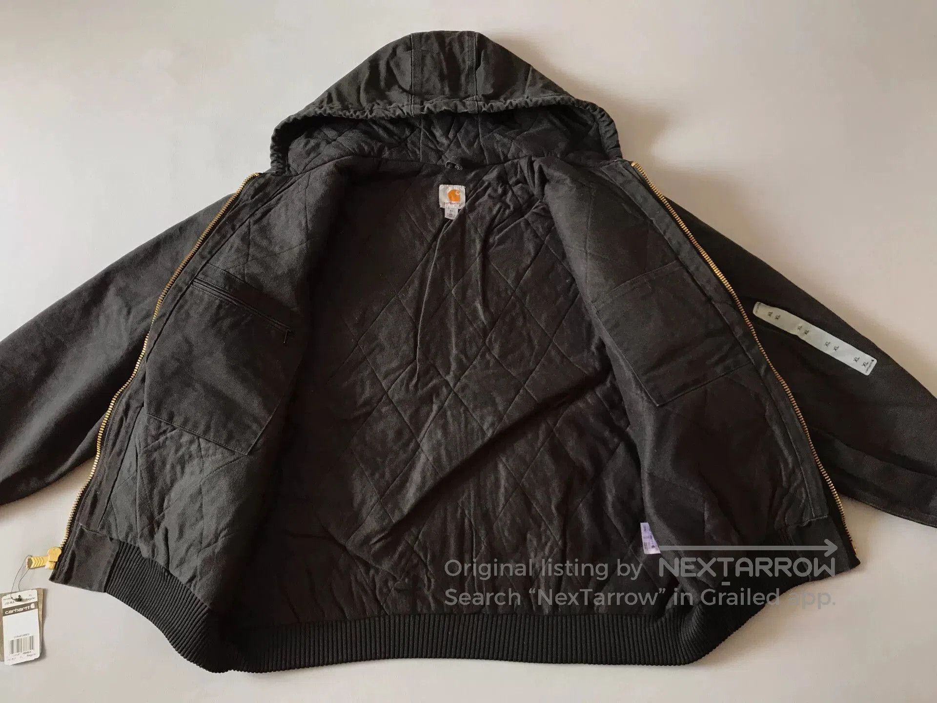 Carhartt Carhartt J130 Canvas Hooded Work Jacket. Size US XL / EU 56 / 4 - 3 Thumbnail