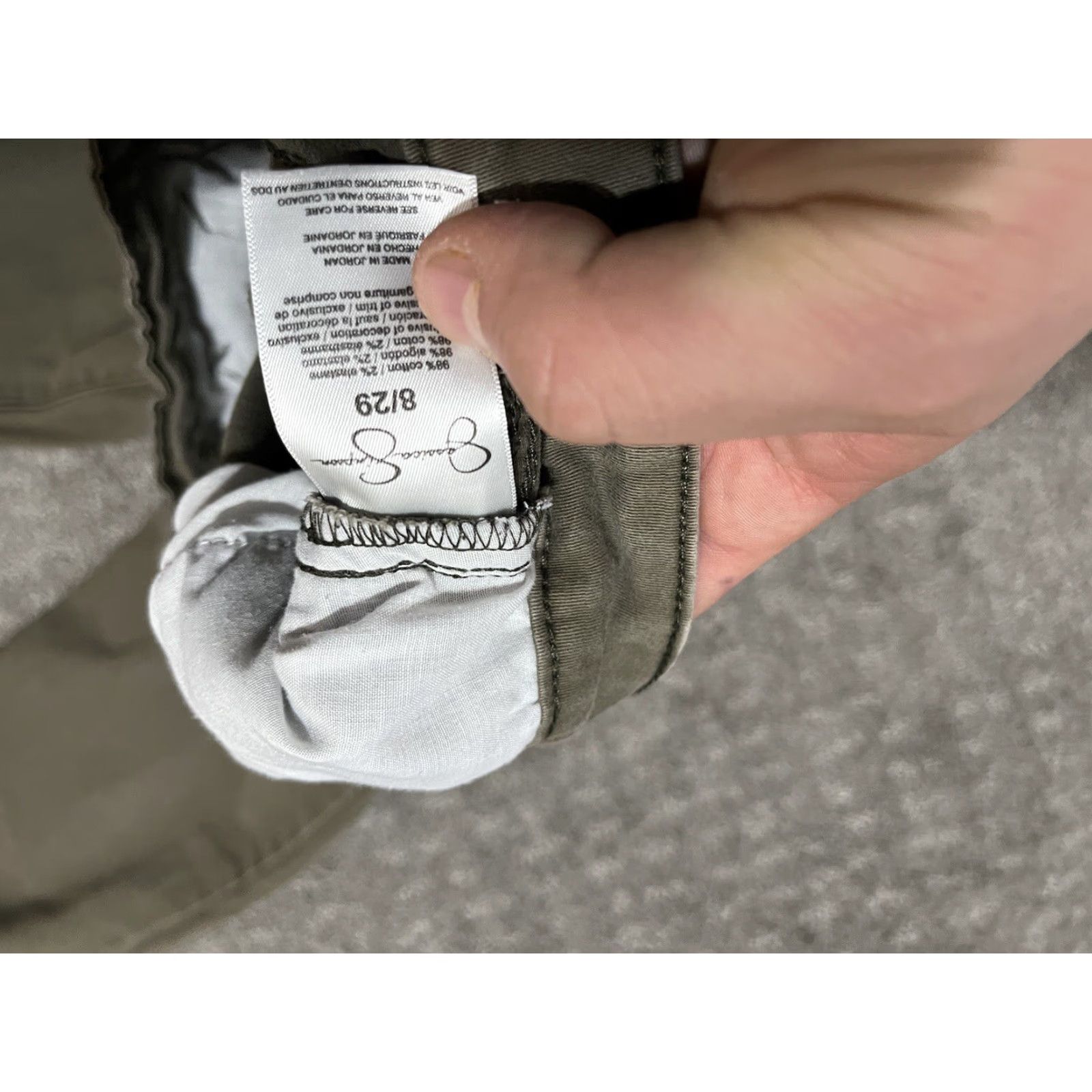 Jessica Simpson Jessica Simpson Jeans Women's Size 8/29 Relaxed Skinny Crop Brown Denim 5-Pocket Design Slim Adult Jeans Size 30" / US 8 / IT 44 - 6 Thumbnail
