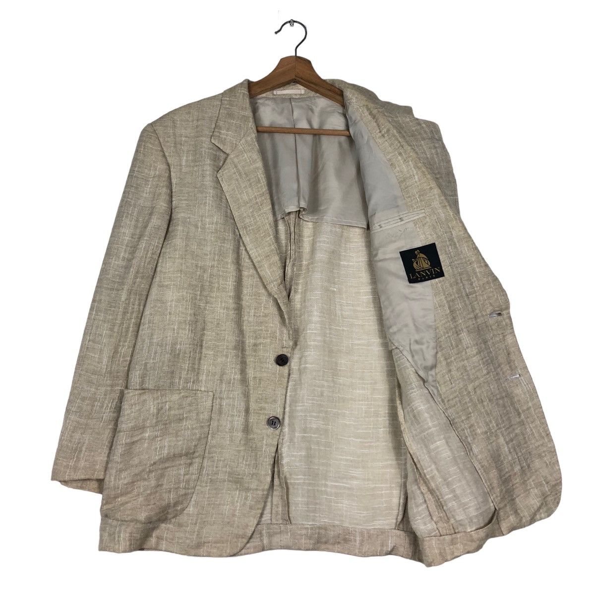 Japanese Brand 🔥Vintage Lanvin Paris Casual Coats Jackets Double Breast Size US M / EU 48-50 / 2 - 11 Thumbnail