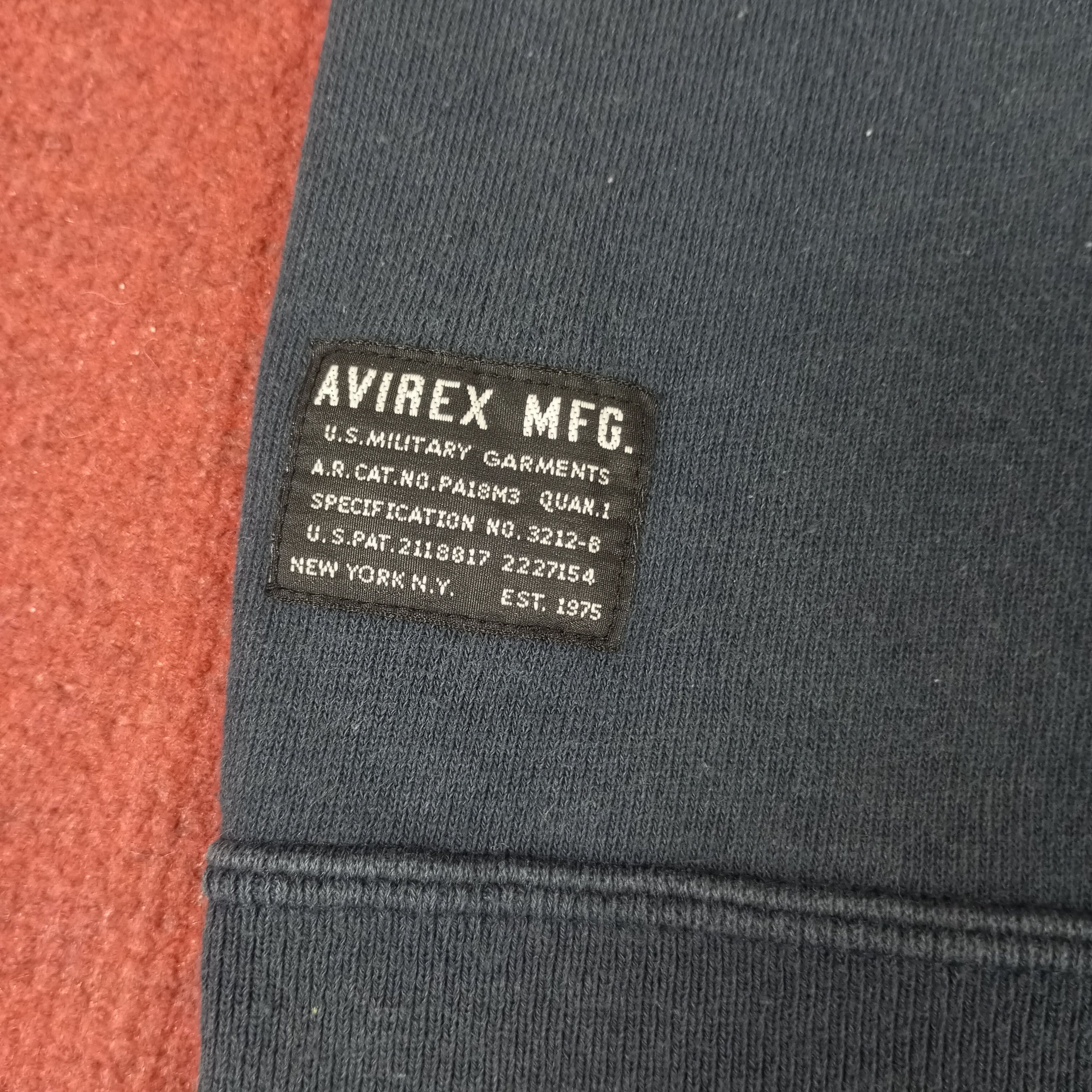 Avirex × Vintage Avirex NYC Spellout Design Streetwear Style Sweatshirt Size US L / EU 52-54 / 3 - 4 Thumbnail