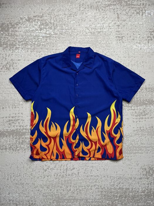 Ricky trailer park hot sale boys flame shirt