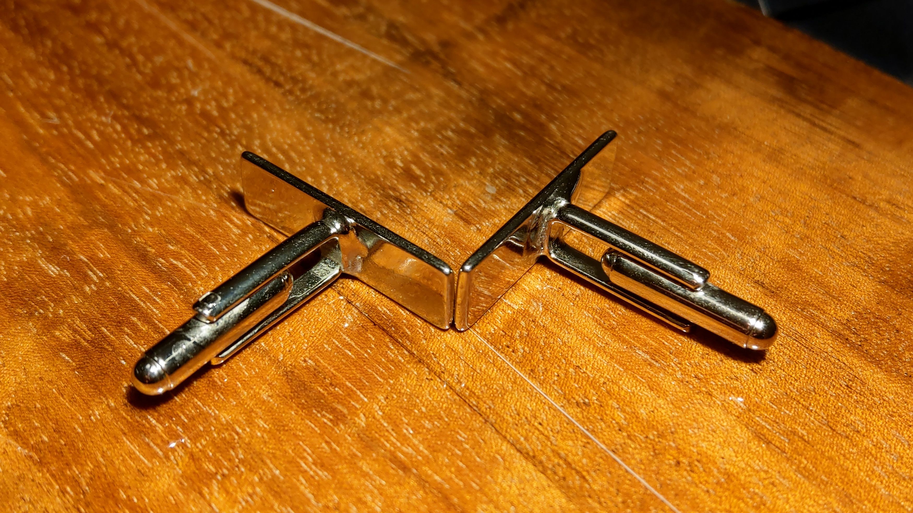 Dirk Bikkembergs Metal Typography Cufflinks BIKKEMBERGS [rare] Engraved Pins Size ONE SIZE - 3 Thumbnail