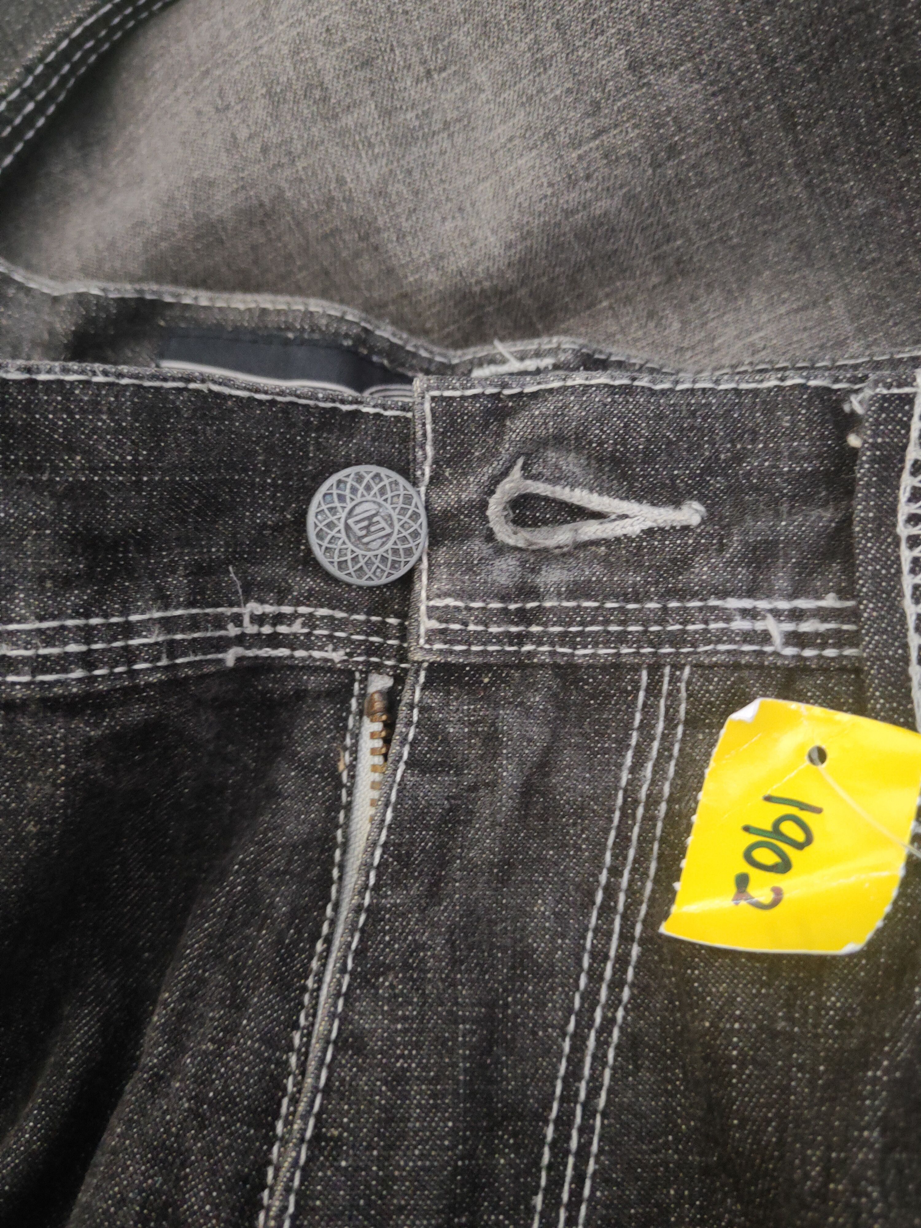 Enyce DL Enyce Black Distressed Ripped Jeans #1902 Size US 32 / EU 48 - 19 Thumbnail