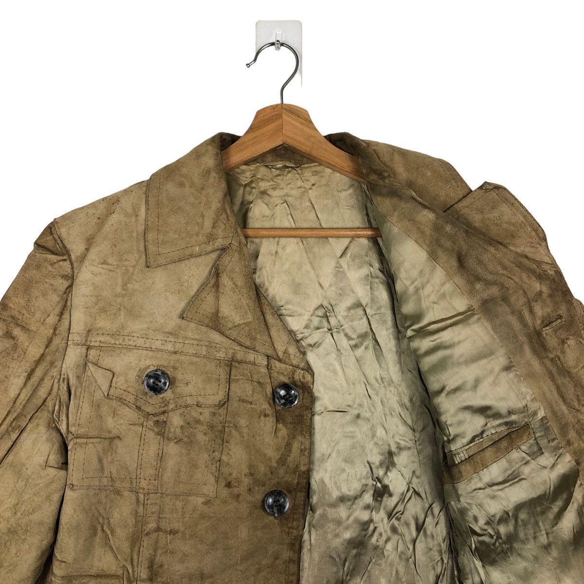 Japanese Brand 🔥90’s Vintage Genuine Leather Bomber Jacket Issey Miyake Size US M / EU 48-50 / 2 - 10 Thumbnail