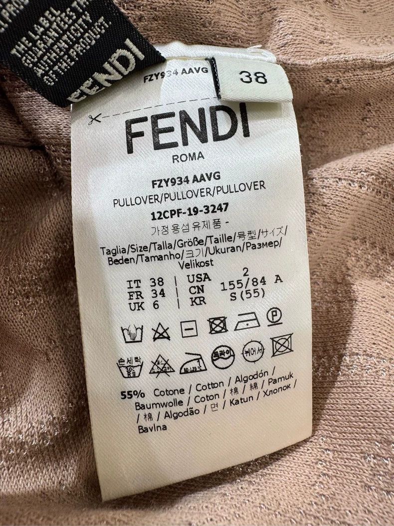 Fendi Fendi size 38 Full logo knitting Size US XXS / EU 40 - 6 Thumbnail