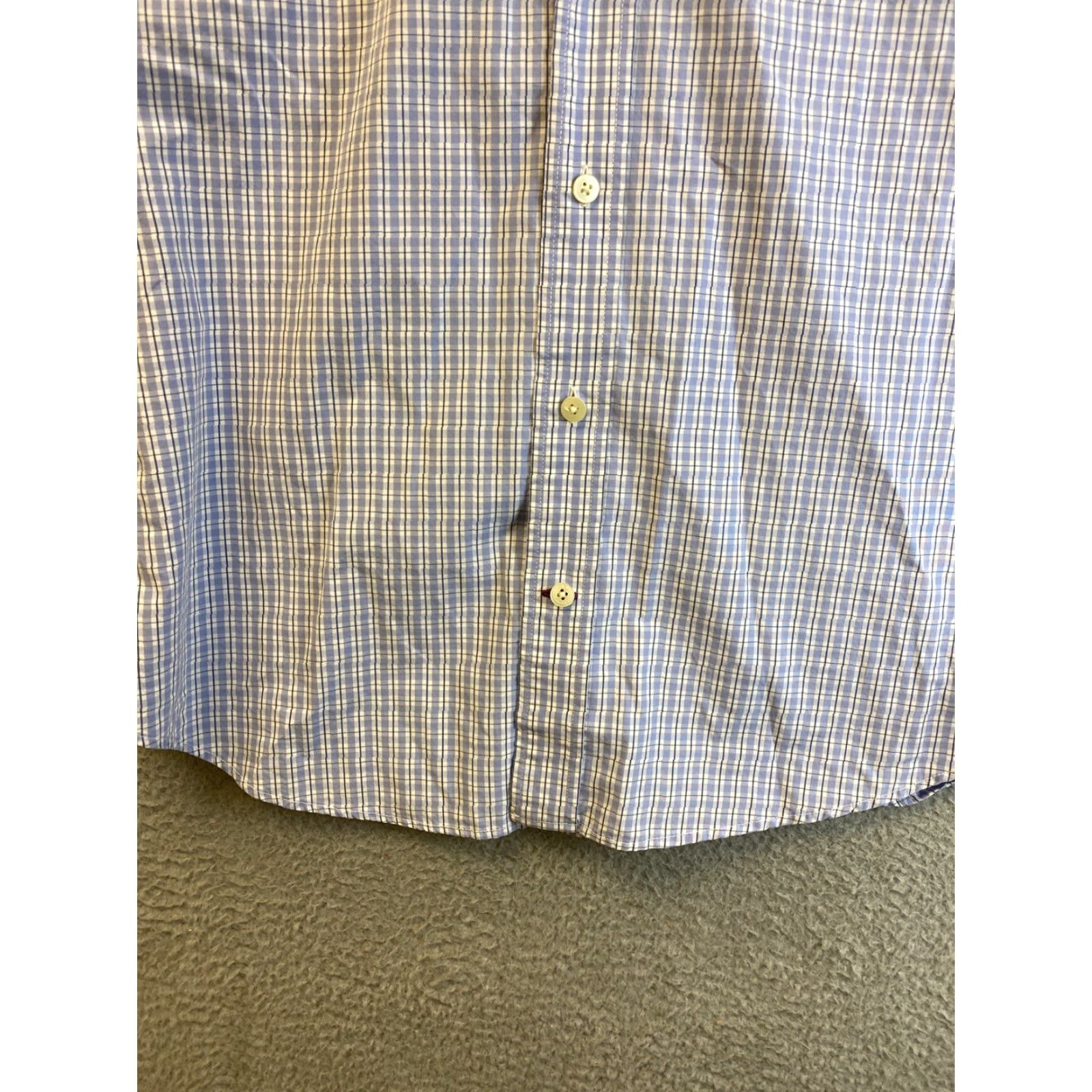 Abercrombie & Fitch Abercrombie & Fitch Shirt Mens 17 XL Button-Up Blue Plaid Cotton Long Sleeve Casual /31-56 Button-Down Classic Regular Vintage No N/A Size US XL / EU 56 / 4 - 4 Thumbnail