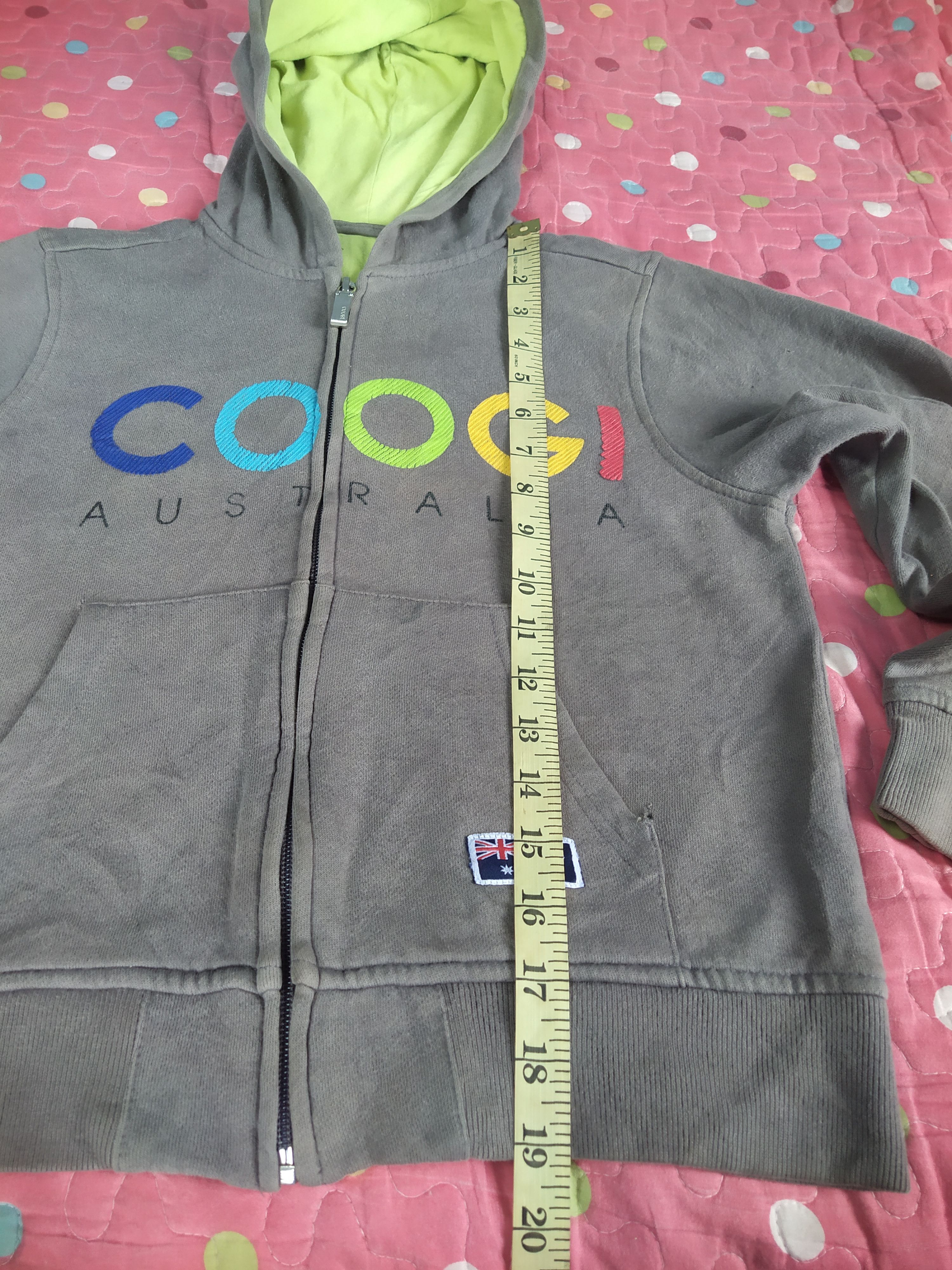 Coogi Coogi Australia Grey Full-Zip Hoodie with Multi-Color Logo Size US S / EU 44-46 / 1 - 10 Thumbnail
