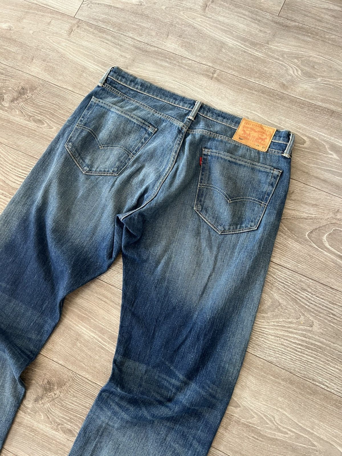 Levi's × Levi's Vintage Clothing ‼️Vintage Levis 504 White Oak Cone Denim Pants‼️ Size US 36 / EU 52 - 7 Thumbnail