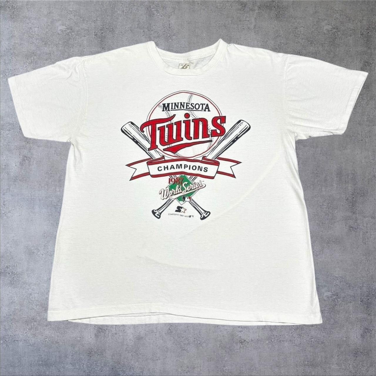 Starter × Vintage Vintage Minnesota Twins Shirt Size US XL / EU 56 / 4 - 1 Thumbnail
