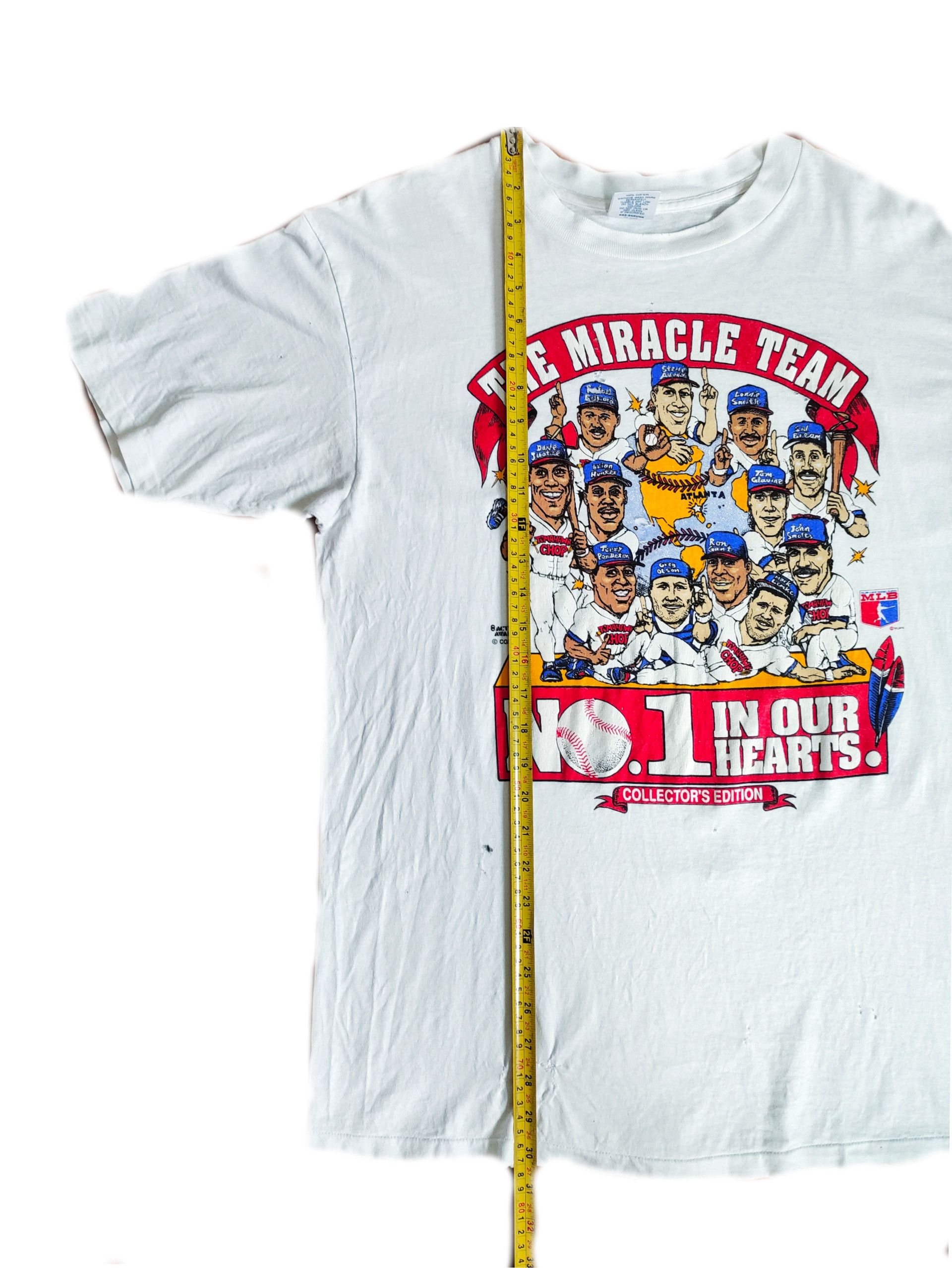 MLB × Vintage Vintage Atlanta Braves "Collector Edition" 90s T-shirt Size US XL / EU 56 / 4 - 8 Thumbnail