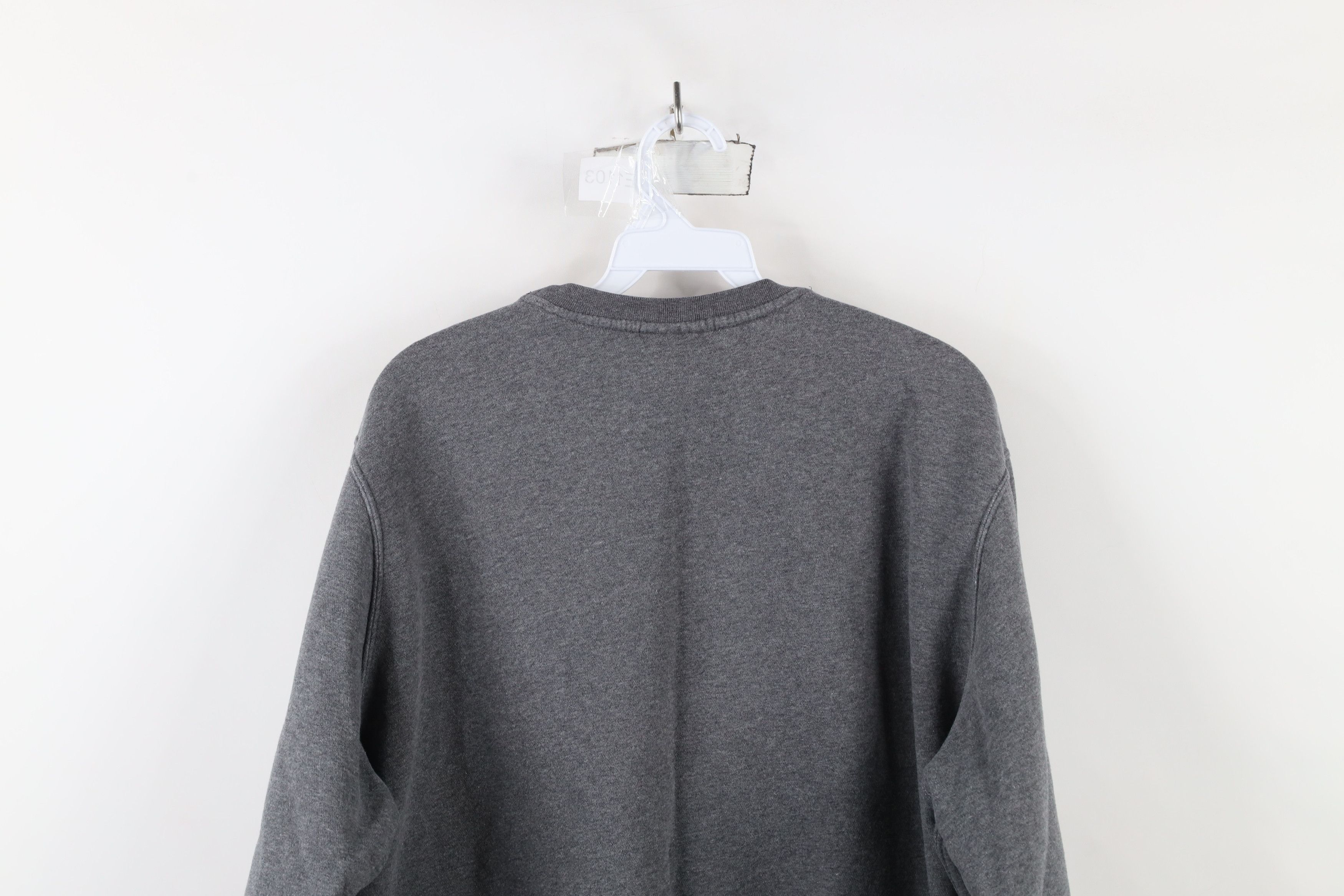 Nike × Vintage Vintage Y2K Nike Scott Mini Swoosh Crewneck Sweatshirt Gray Size US XL / EU 56 / 4 - 11 Thumbnail