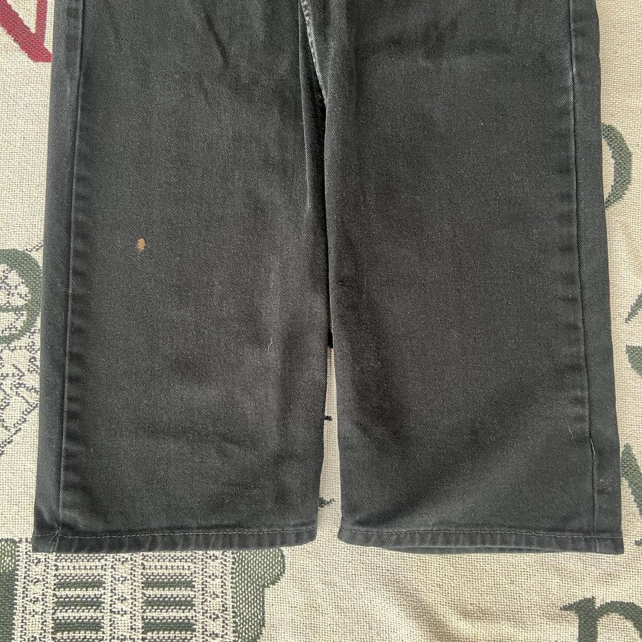 Vintage Vintage 2000s/Y2K Baggy Grunge Skater Style Goth Style Black Denim Jeans! Size US 34 / EU 50 - 6 Thumbnail