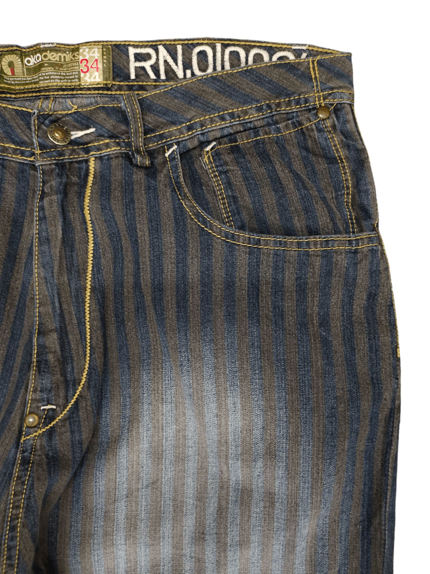 Akademiks Baggy Jeans Akedamiks Denim Wide Leg Y2k Jnco Streetwear Size US 34 / EU 50 - 11 Thumbnail