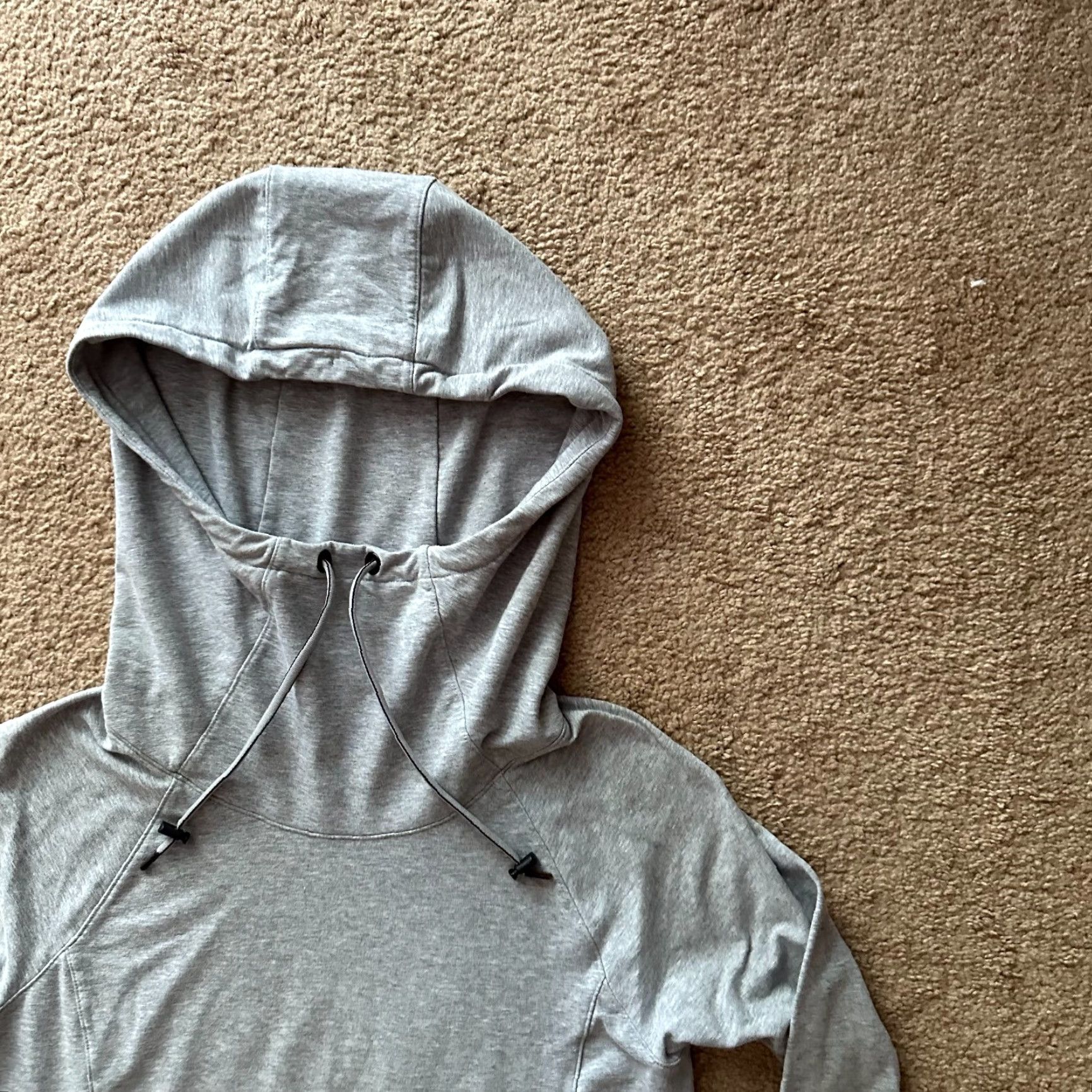 Athleta Athleta Sweatshirt Womens Medium Fleece Pullover High Neck Gray Pockets Size M / US 6-8 / IT 42-44 - 4 Thumbnail