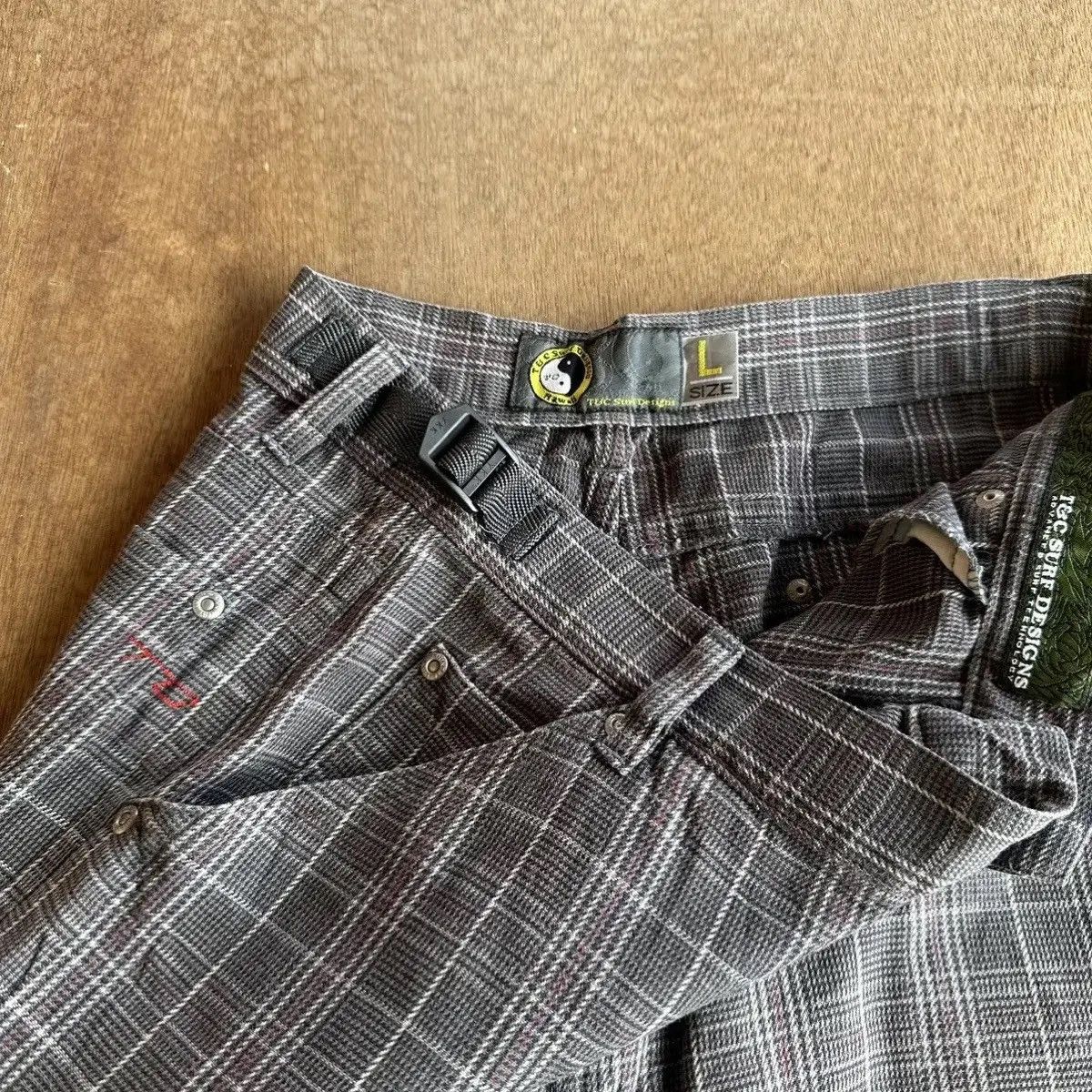 JNCO SICKS 🔥T&C SURF DESIGN CHECK TROUSERS BAGGY CARPENTER PANTS Size US 30 / EU 46 - 11 Thumbnail