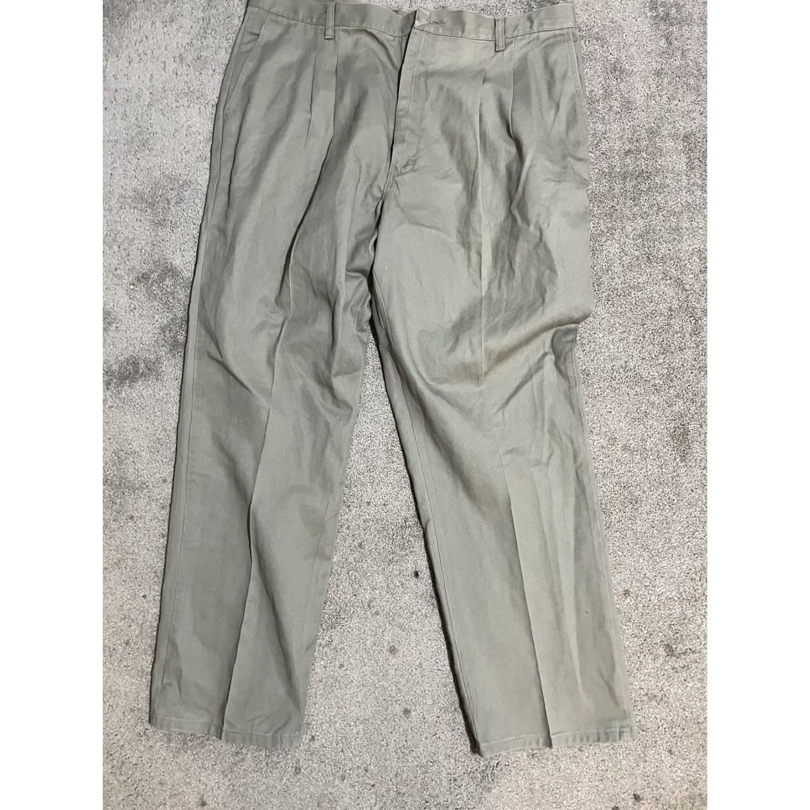 Wrangler Wrangler Men's Pleated Front Gray Dress Pants 40x30 Timber Creek Size US 40 / EU 56 - 5 Thumbnail