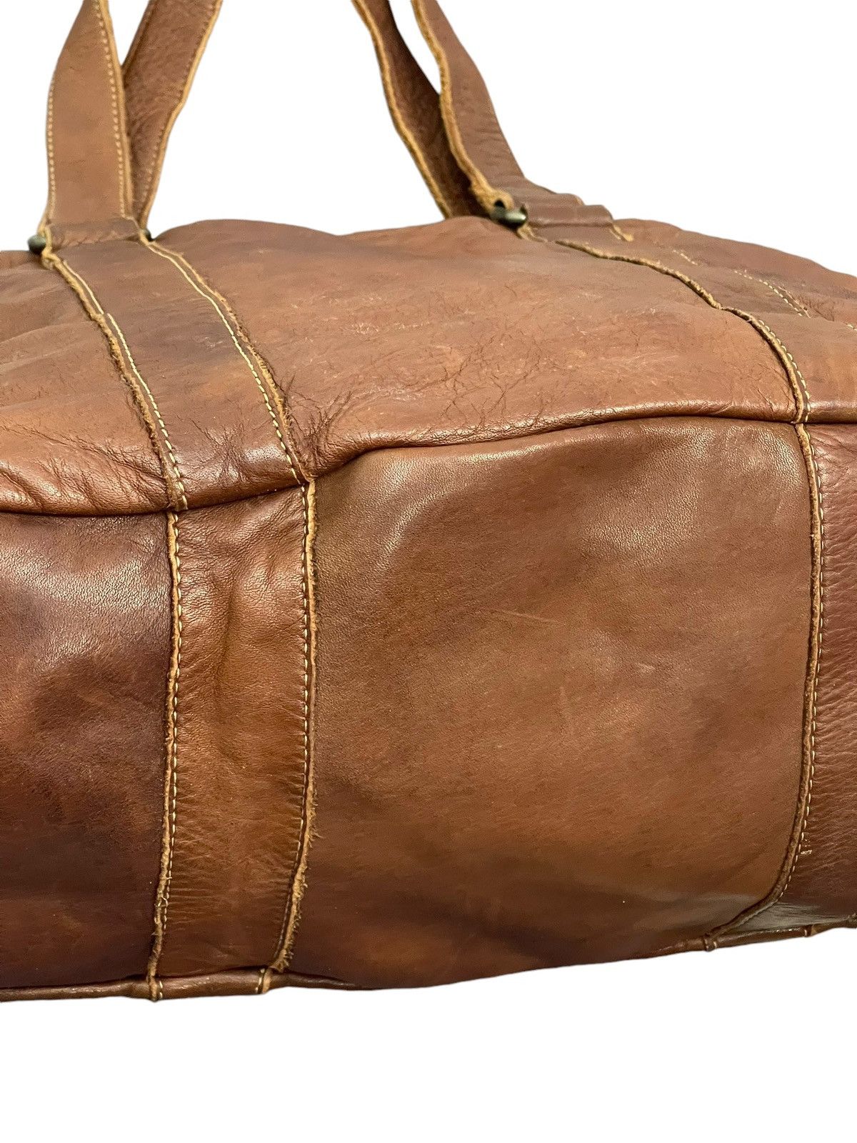 Genuine Leather Full Leather Patina B&Y United Arrows Tote Shoulder Bag 1🟩1 Size ONE SIZE - 9 Thumbnail