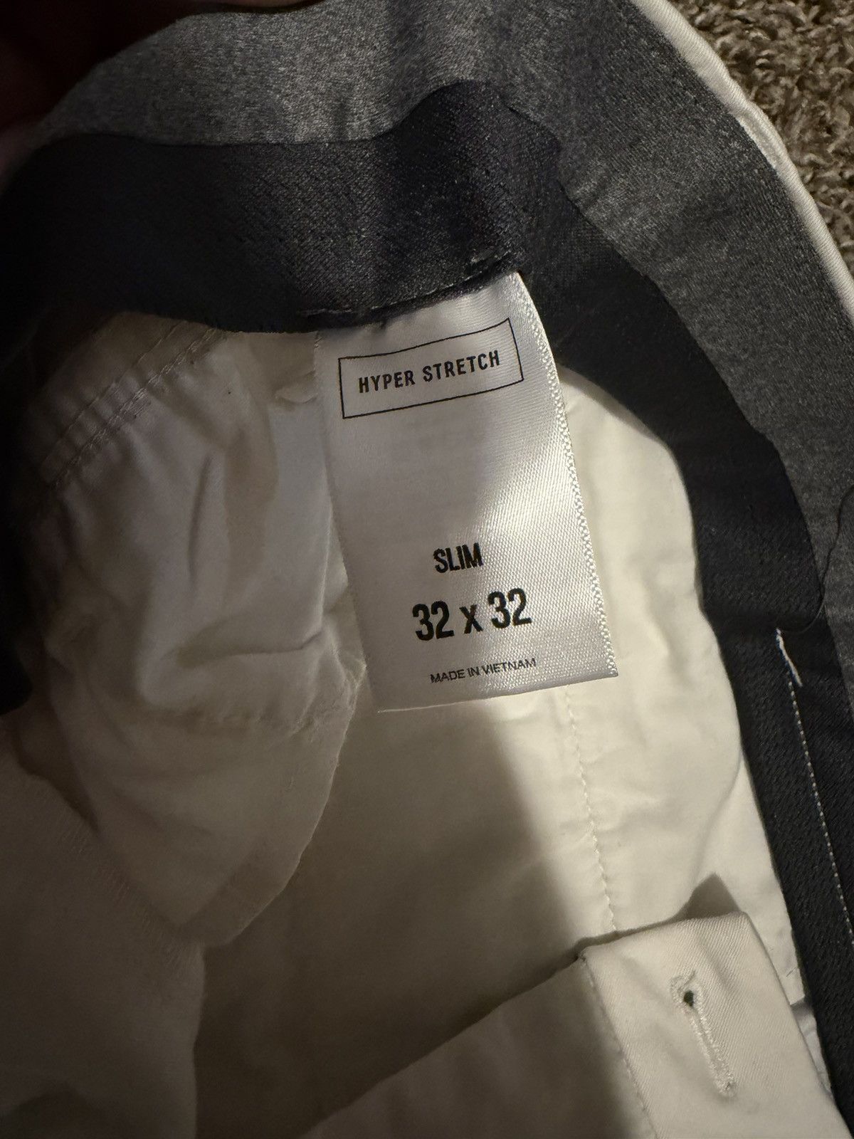 Express Express White Slim Fit Hyper Stretch Pants Size US 32 / EU 48 - 3 Thumbnail