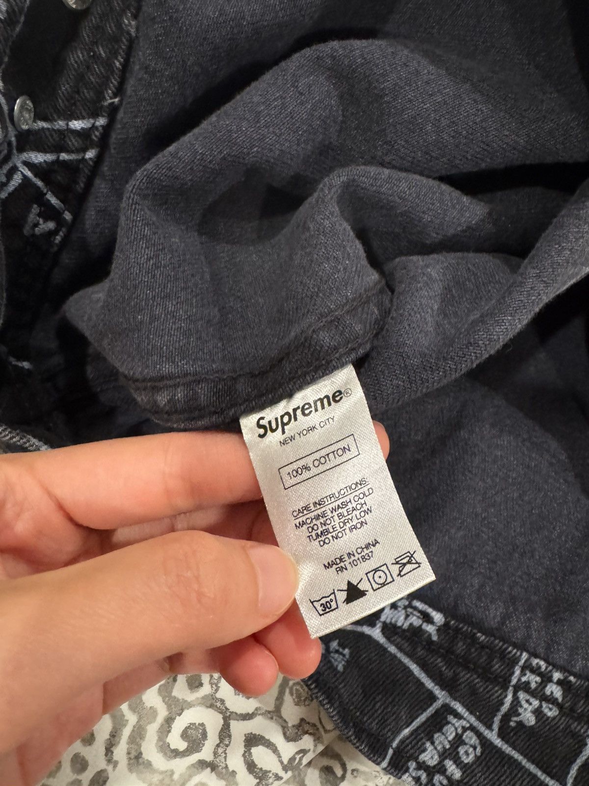 Supreme Supreme Gonz Map work jacket (SS19 mint) Size US M / EU 48-50 / 2 - 10 Thumbnail