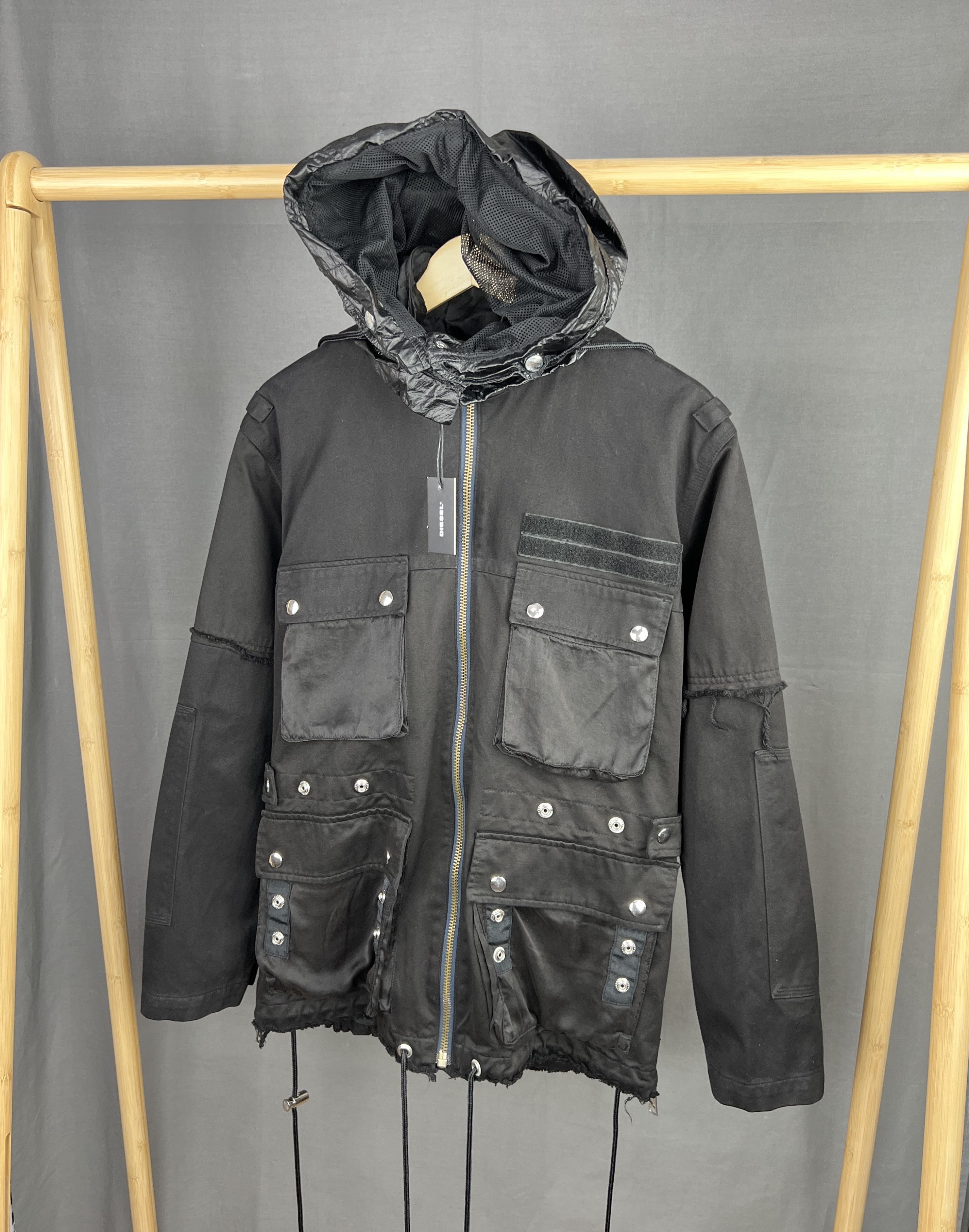 Diesel Crazy Designer Sample Diesel Mulitpockets Distressed Jacket Size US M / EU 48-50 / 2 - 3 Thumbnail