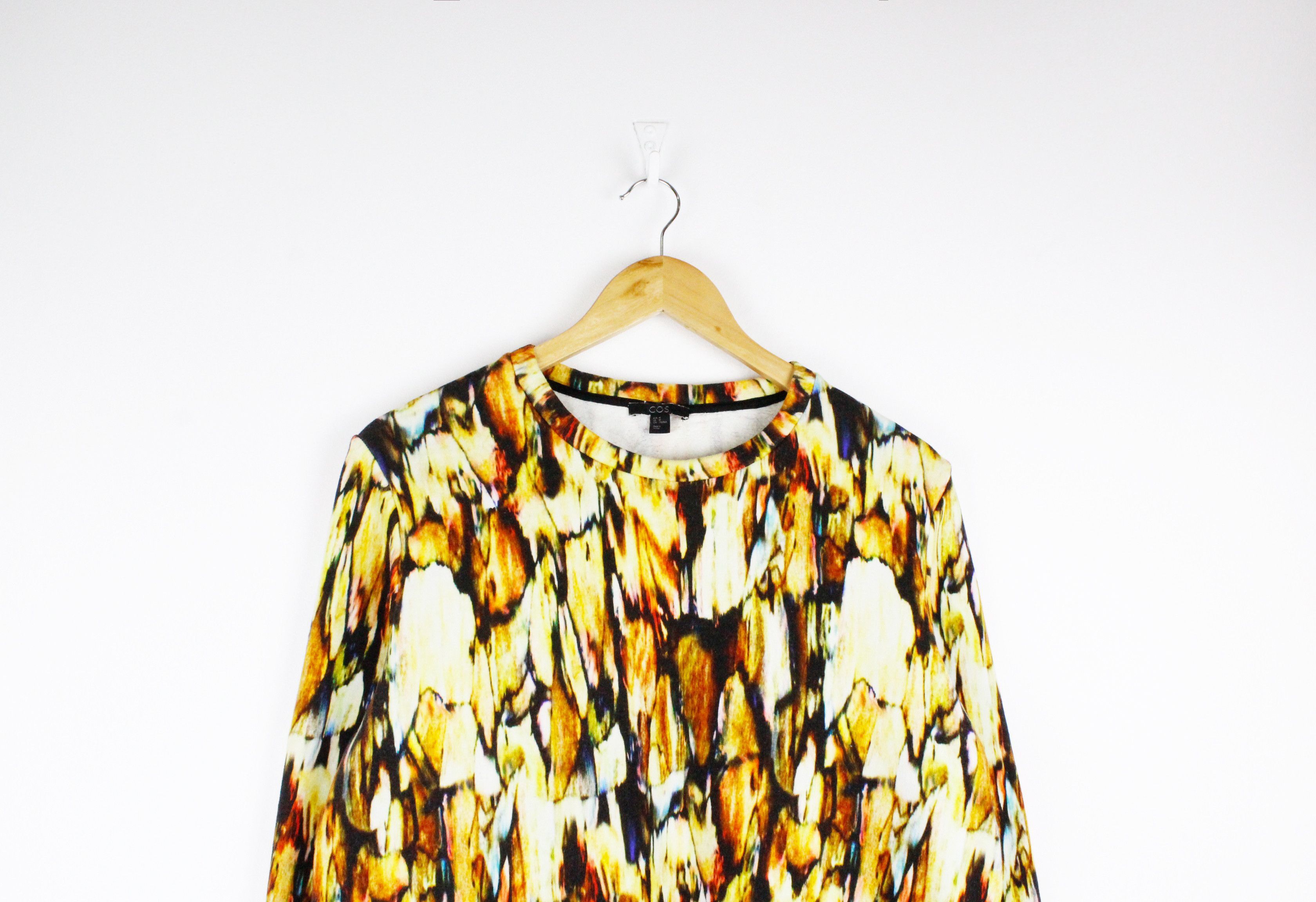 Cos × Realtree Womens COS Abstract Pattern Printed Poly-Cotton Sweatshirt Size M / US 6-8 / IT 42-44 - 2 Thumbnail
