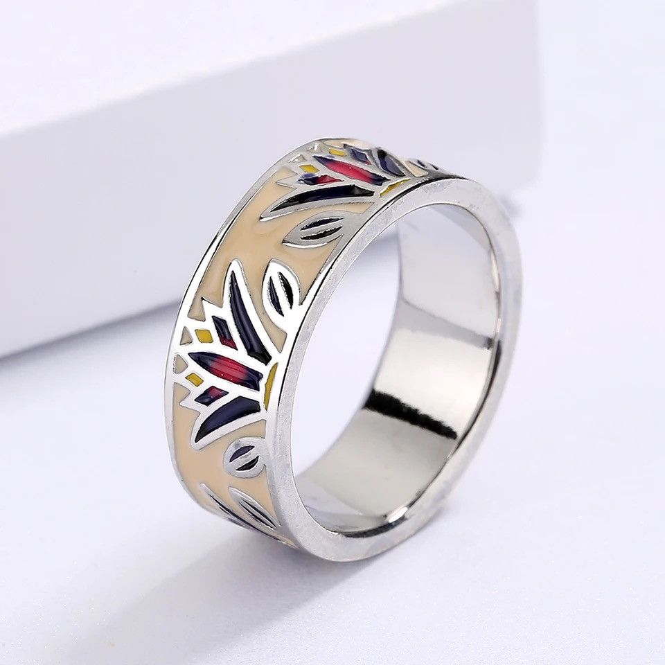 Jewelry × Vintage Classic Grass Shape Ring Size ONE SIZE - 2 Thumbnail