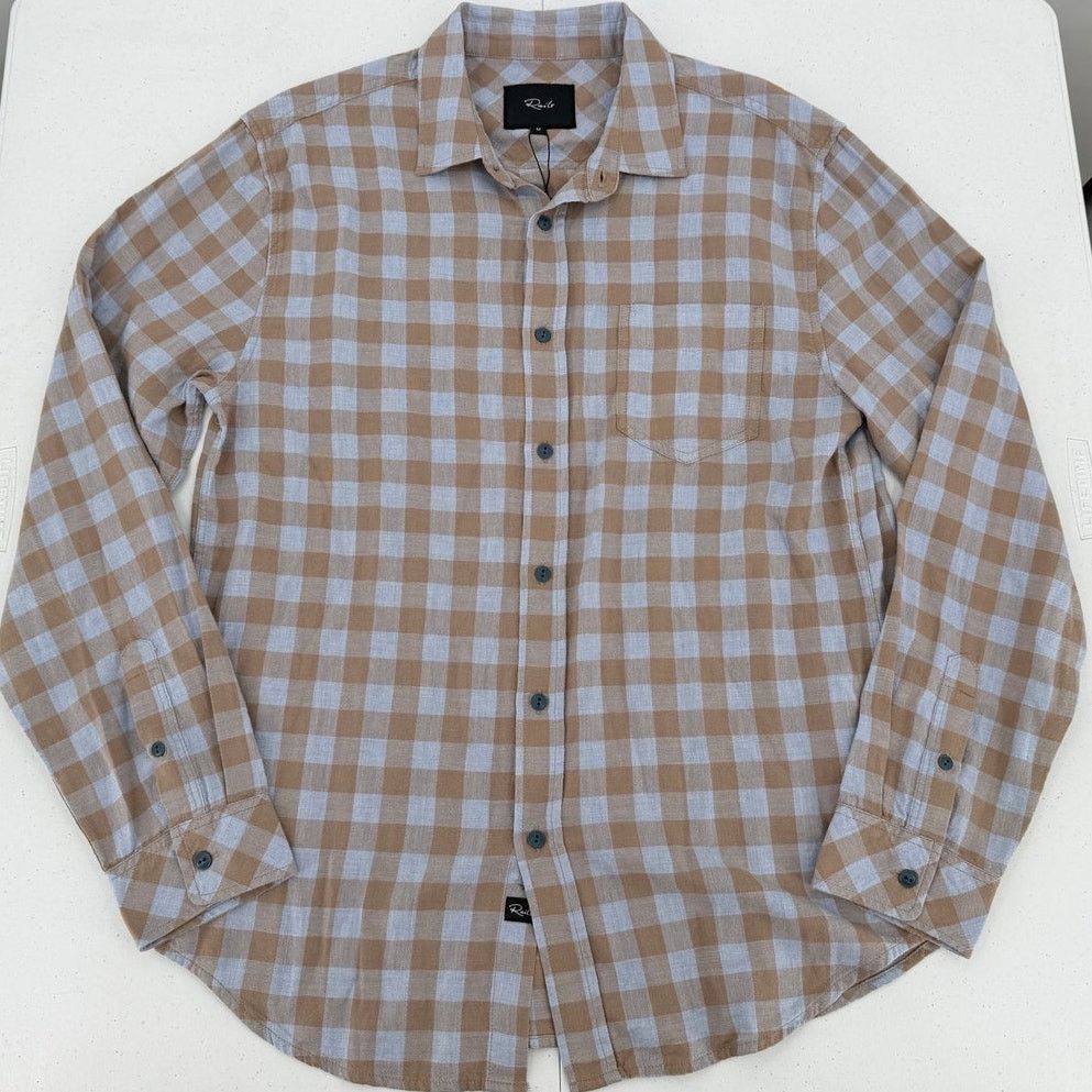 Rails NWT Rails Wyatt Denim Paper Bag Heather Button Down Shirt Size US M / EU 48-50 / 2 - 1 Thumbnail