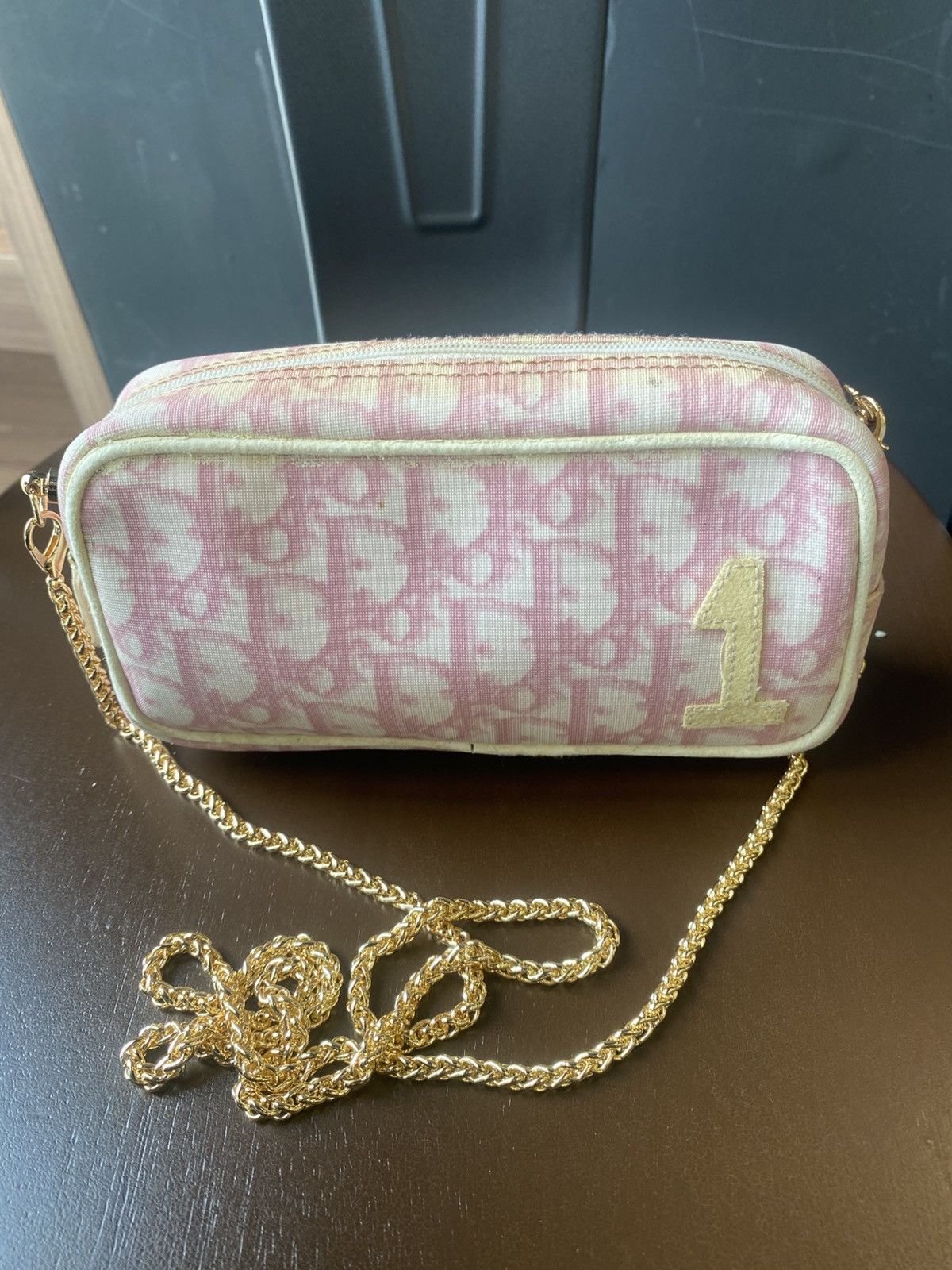 Christian Dior Monsieur × Dior Authentic Christian Dior Oblique Toiletries Custom Chain Size ONE SIZE - 2 Thumbnail