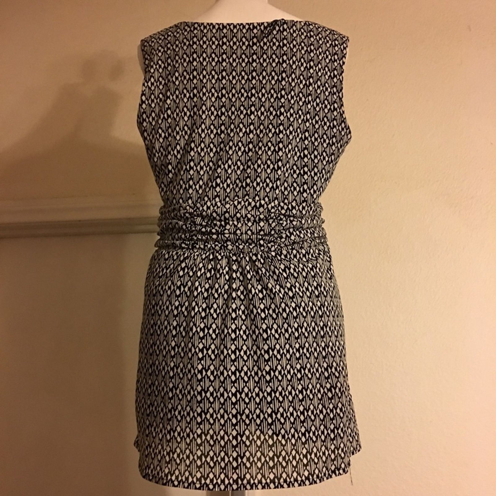 Nine West Nine West black and white pattern tunic top Size L / US 10 / IT 46 - 2 Thumbnail