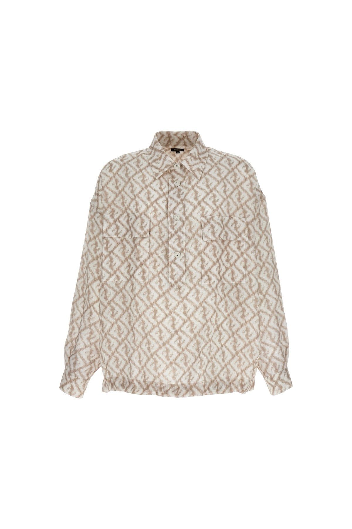 image of Fendi 'ff' Shirt, Men's (Size Medium)