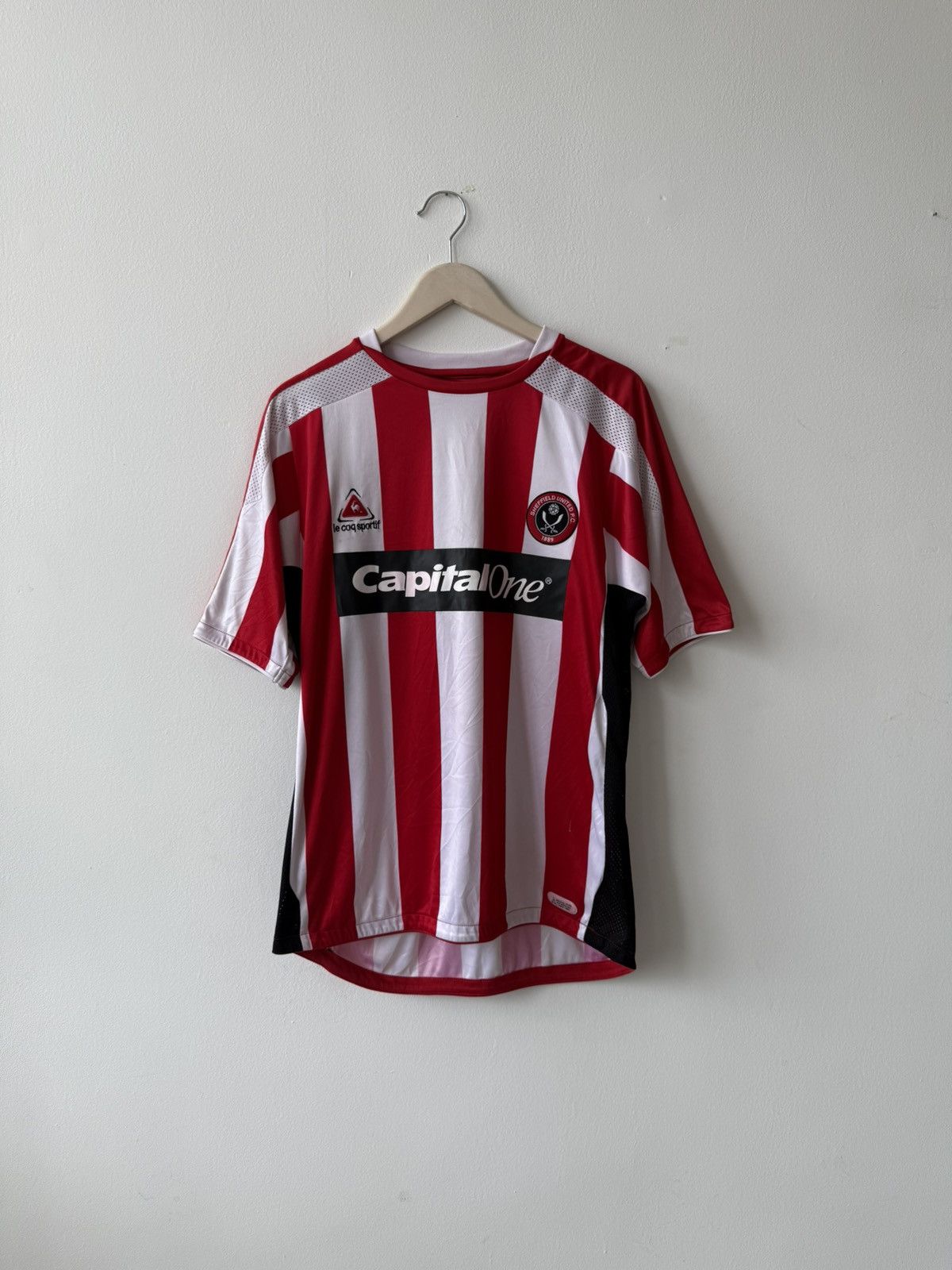 Le Coq Sportif × Vintage Le Coq Sportif Sheffield United 2007/2008 Home Jersey Size US L / EU 52-54 / 3 - 1 Thumbnail