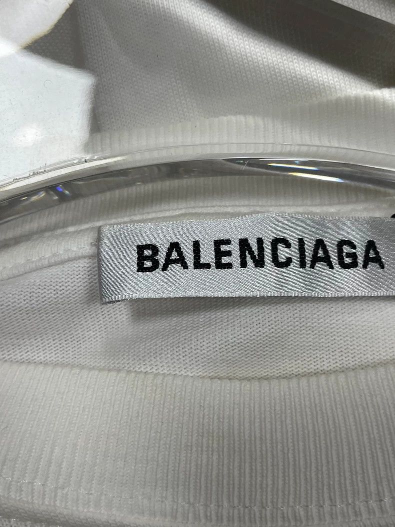 Balenciaga Balenciaga MasterCard logo pure white short sleeve Size US XS / EU 42 / 0 - 5 Thumbnail