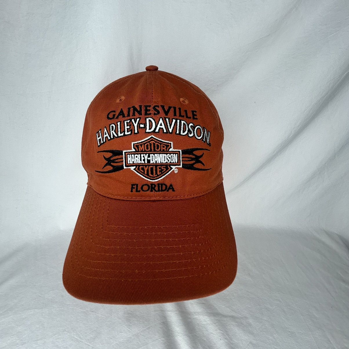 Harley Davidson Harley Davidson Gainesville FL Embroidered Strapback Dad Hat Size ONE SIZE - 1 Thumbnail