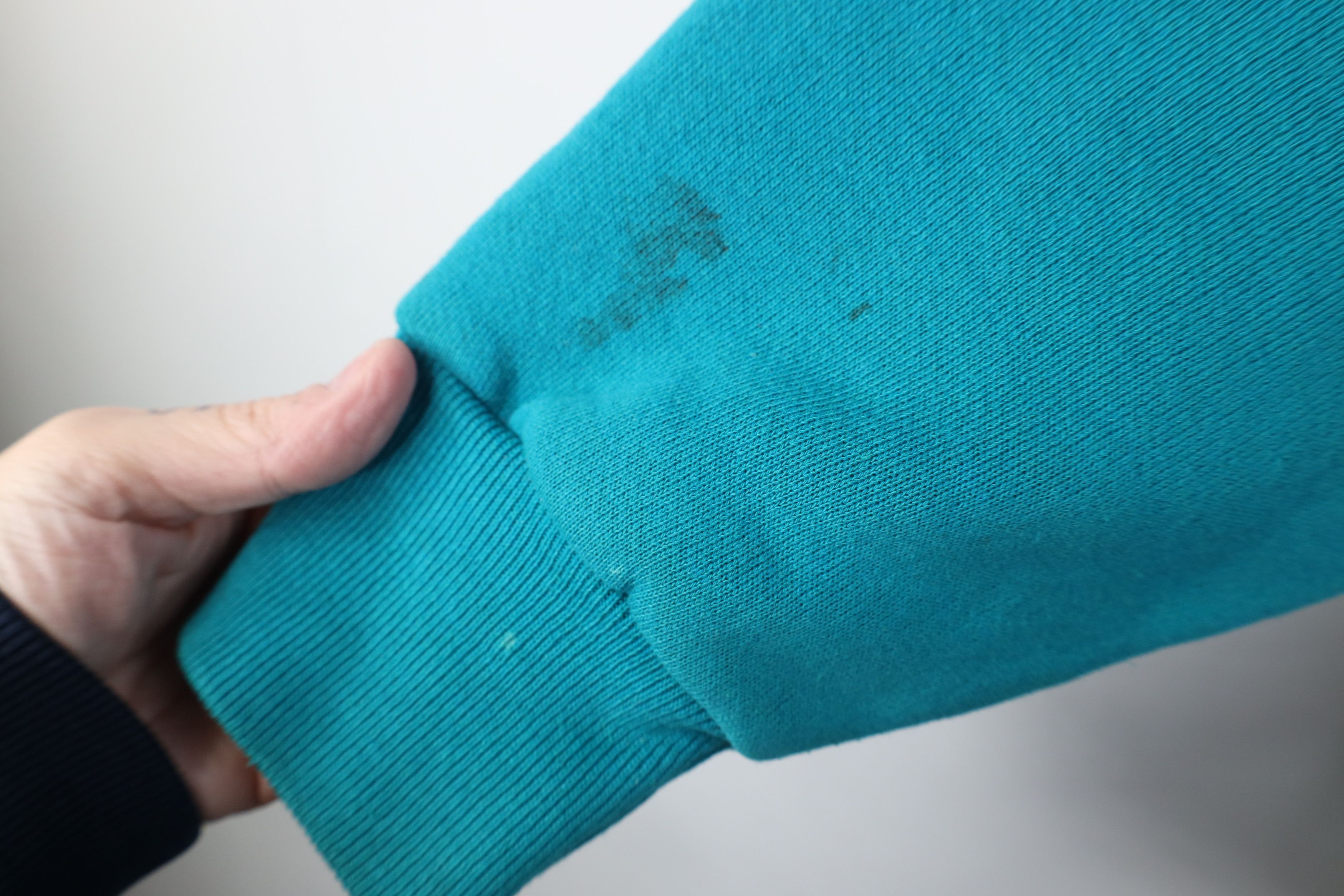 Vintage Vintage 90s USA Olympics Blank Full Zip Hoodie Teal USA Size US M / EU 48-50 / 2 - 10 Thumbnail