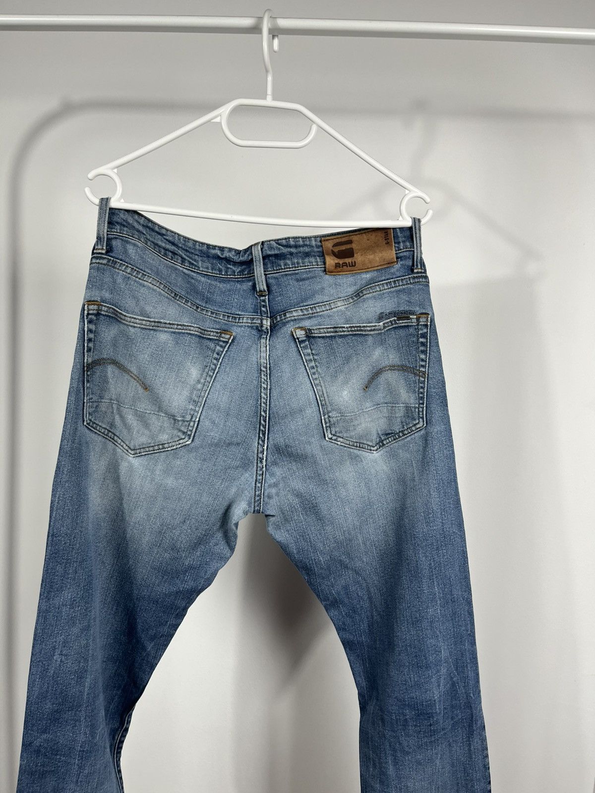 G-Star G-Star RAW 3301 Straight Fit Jeans W31 L32 Light Wash Size US 31 - 2 Thumbnail