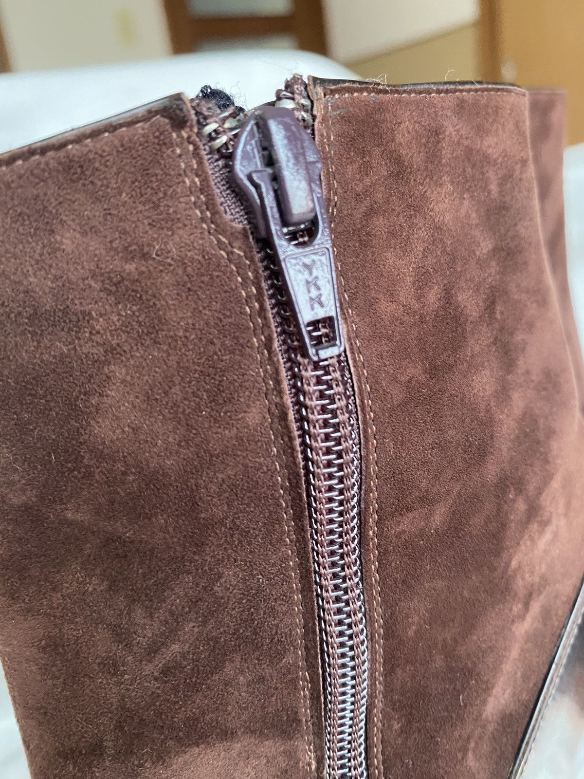 Marc Jacobs Marc Jacobs Brown Suede & Patent Ankle Boots Size US 8.5 / IT 38.5 - 3 Thumbnail
