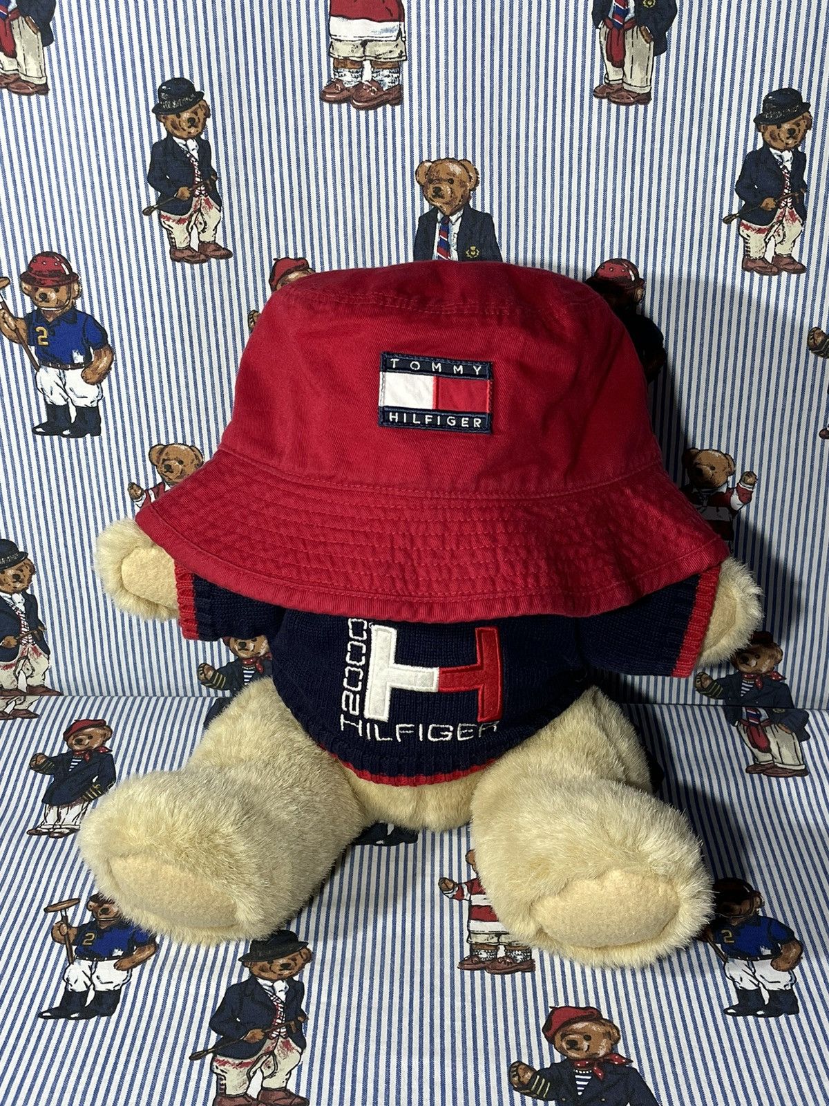 Tommy Hilfiger × Vintage Bucket Tommy Hilfiger Reversible OG Vintage 90’s Size ONE SIZE - 2 Thumbnail