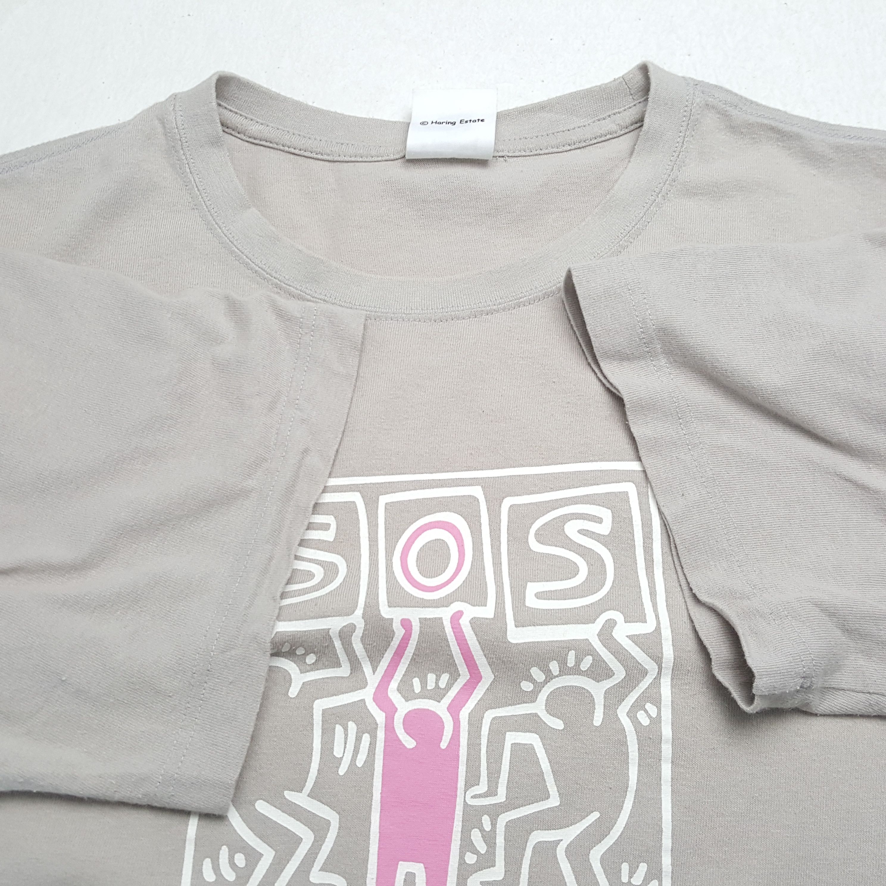 Keith Haring × Vintage Vintage KEITH HARING American Art Artist Artwork T-Shirts Size US L / EU 52-54 / 3 - 7 Thumbnail