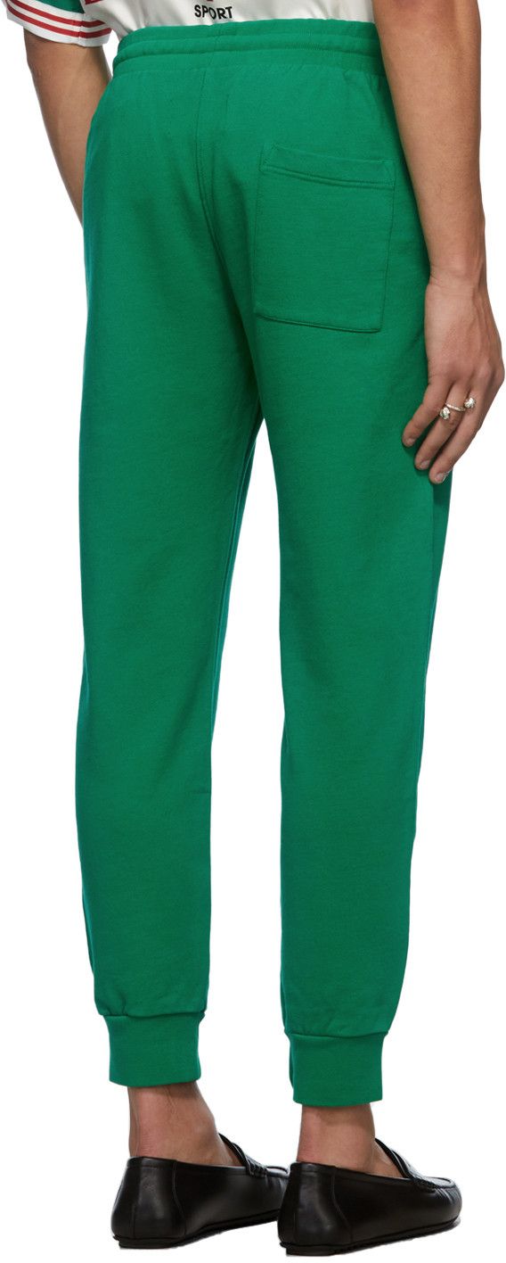 Casablanca Green Embroidered Logo Silk Scarf Sweatpants Size US 36 / EU 52 - 4 Thumbnail