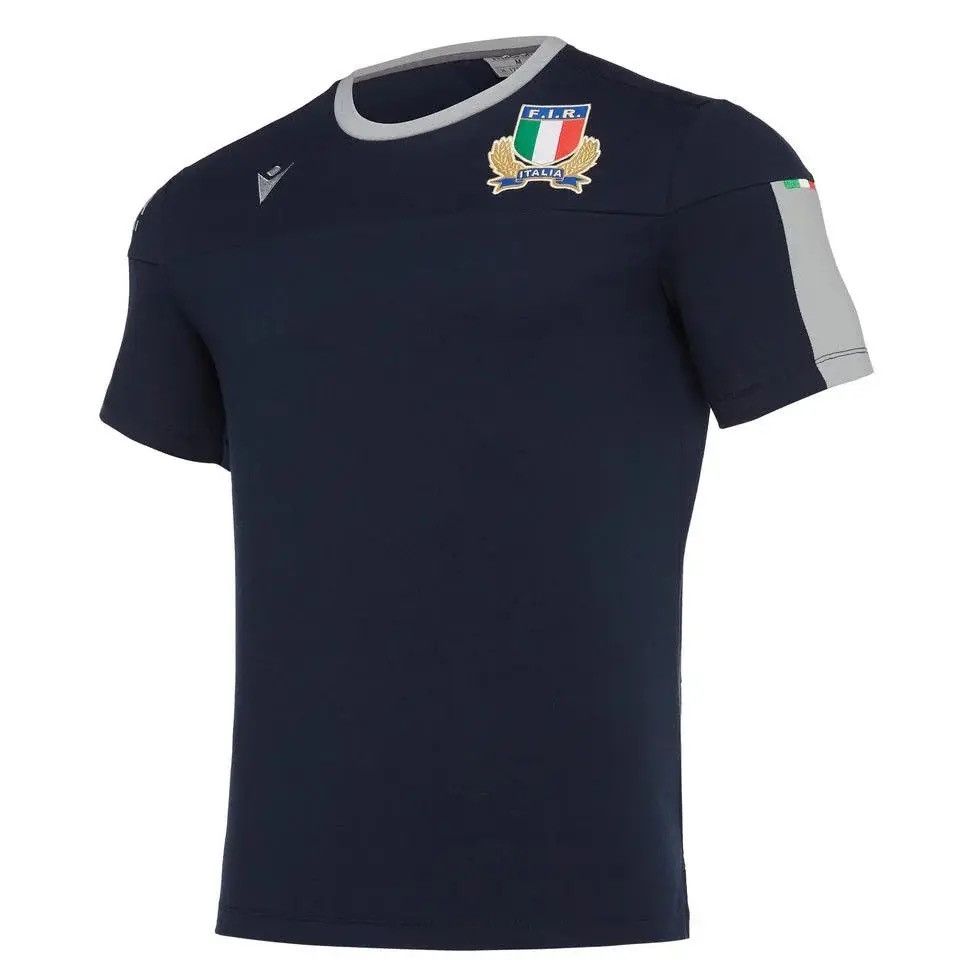 Vintage Vintage T-Shirt Italia Rugby Cotton Ufficiale Player 2019 Size US L / EU 52-54 / 3 - 1 Thumbnail