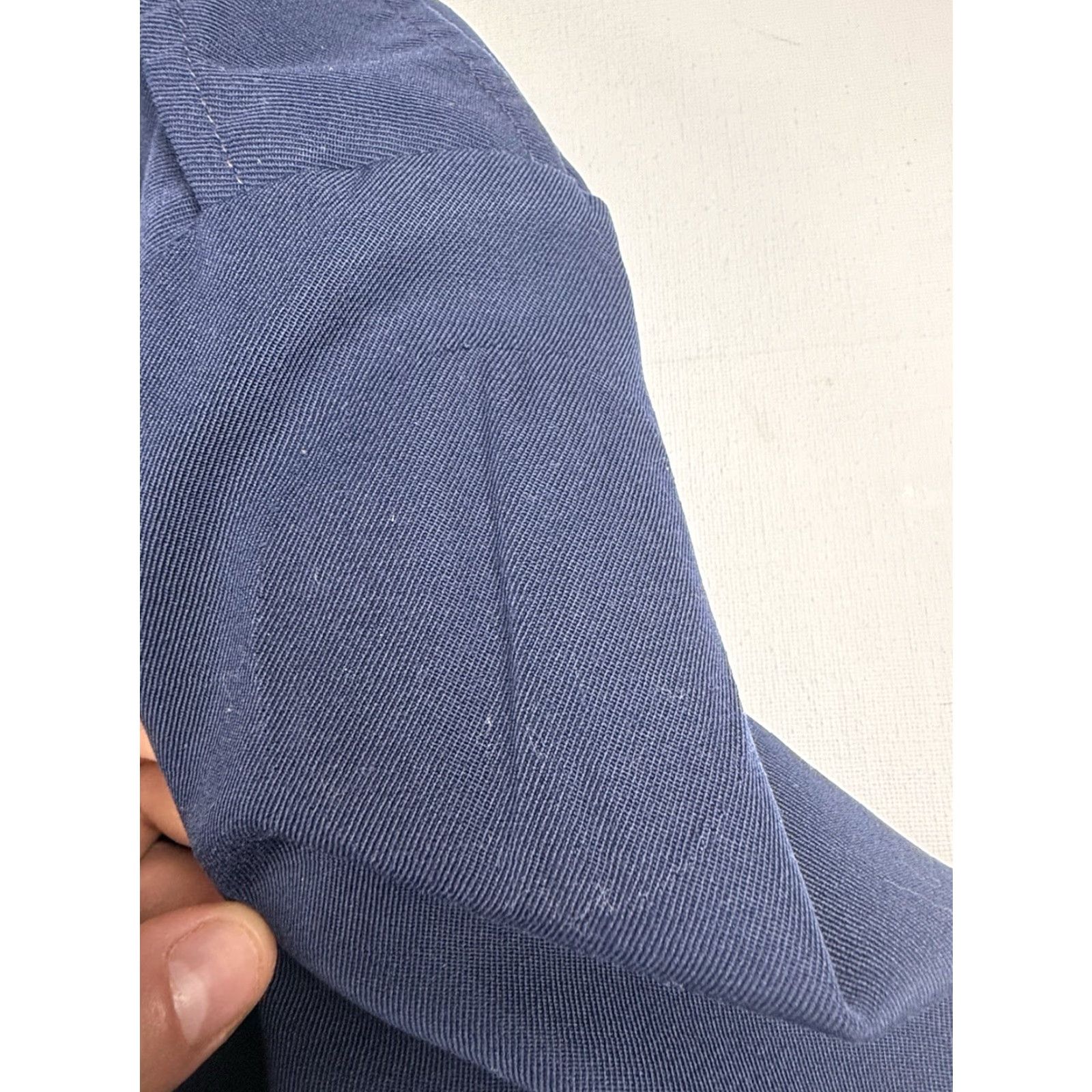 Vintage Defense Logistics Jacket Men Wing Military Regular 40L Blue Solid Cross Training Casual Workwear Vintage No N/A Size US XXS / EU 40 - 4 Thumbnail