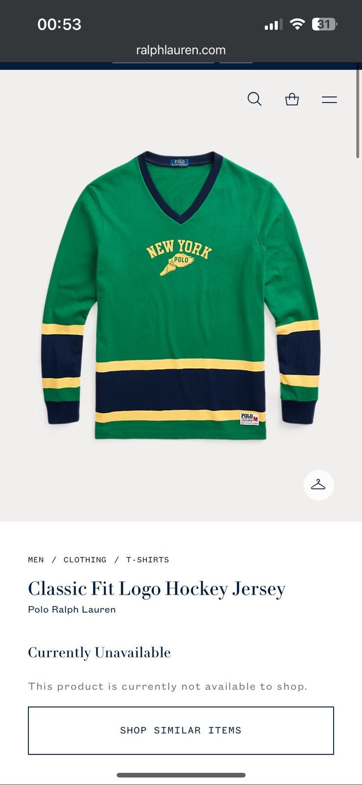 Polo Ralph Lauren Polo sport by Ralph Lauren NY state champs hockey jersey Size US L / EU 52-54 / 3 - 3 Thumbnail