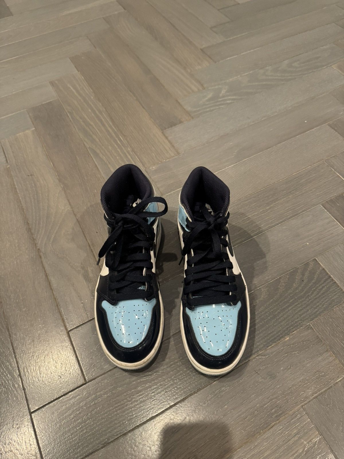 Nike Women’s Air Jordan 1 Retro High OG Blue Chill Size US 7 / IT 37 - 2 Thumbnail