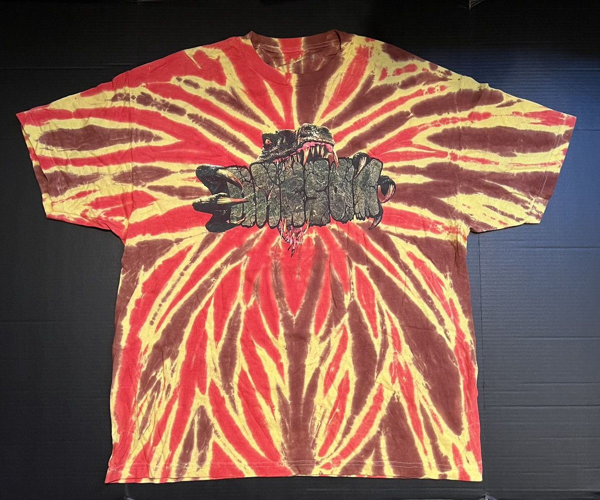 Ransom Clothing Ransom Jurassic T-Rex Tie Dye T-Shirt - Red 2XL Size US XXL / EU 58 / 5 - 1 Preview